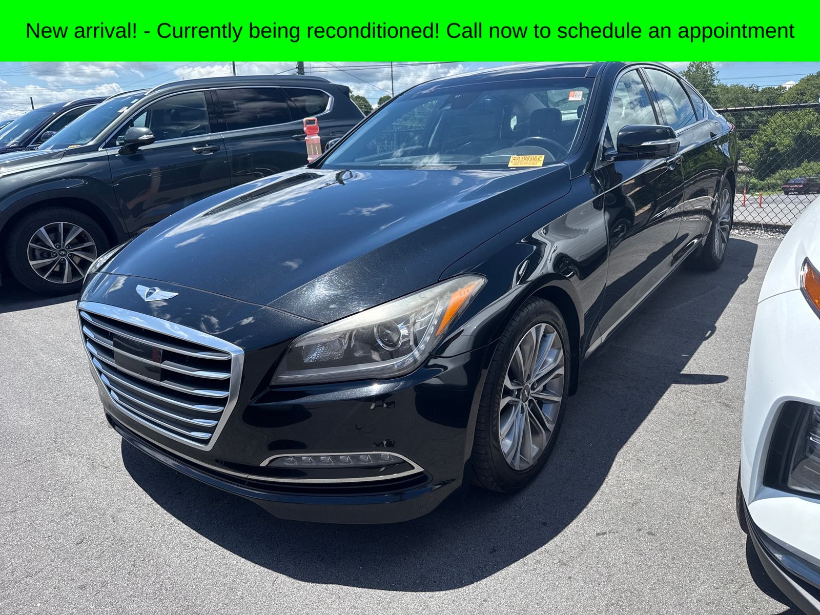 Black 2016 Hyundai Genesis Sedan  8-Speed Automatic