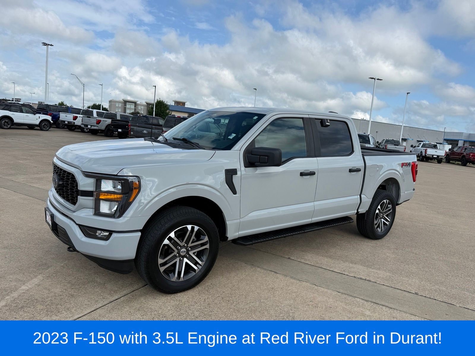 Avalanche Gray 2023 Ford F-150 Pickup Truck Four-Wheel Drive Automatic