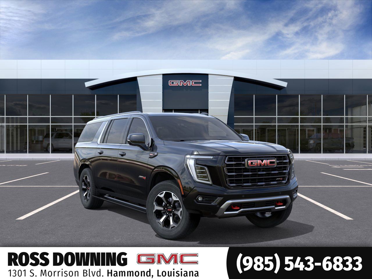 2026 GMC Yukon XL AT4 Ultimate Black at Ross Downing Buick GMC