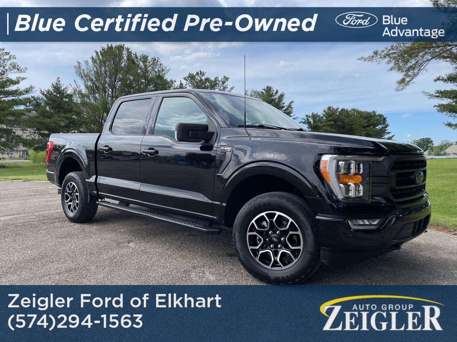 Black Metallic 2023 Ford F-150 Pickup Truck Four-Wheel Drive Automatic