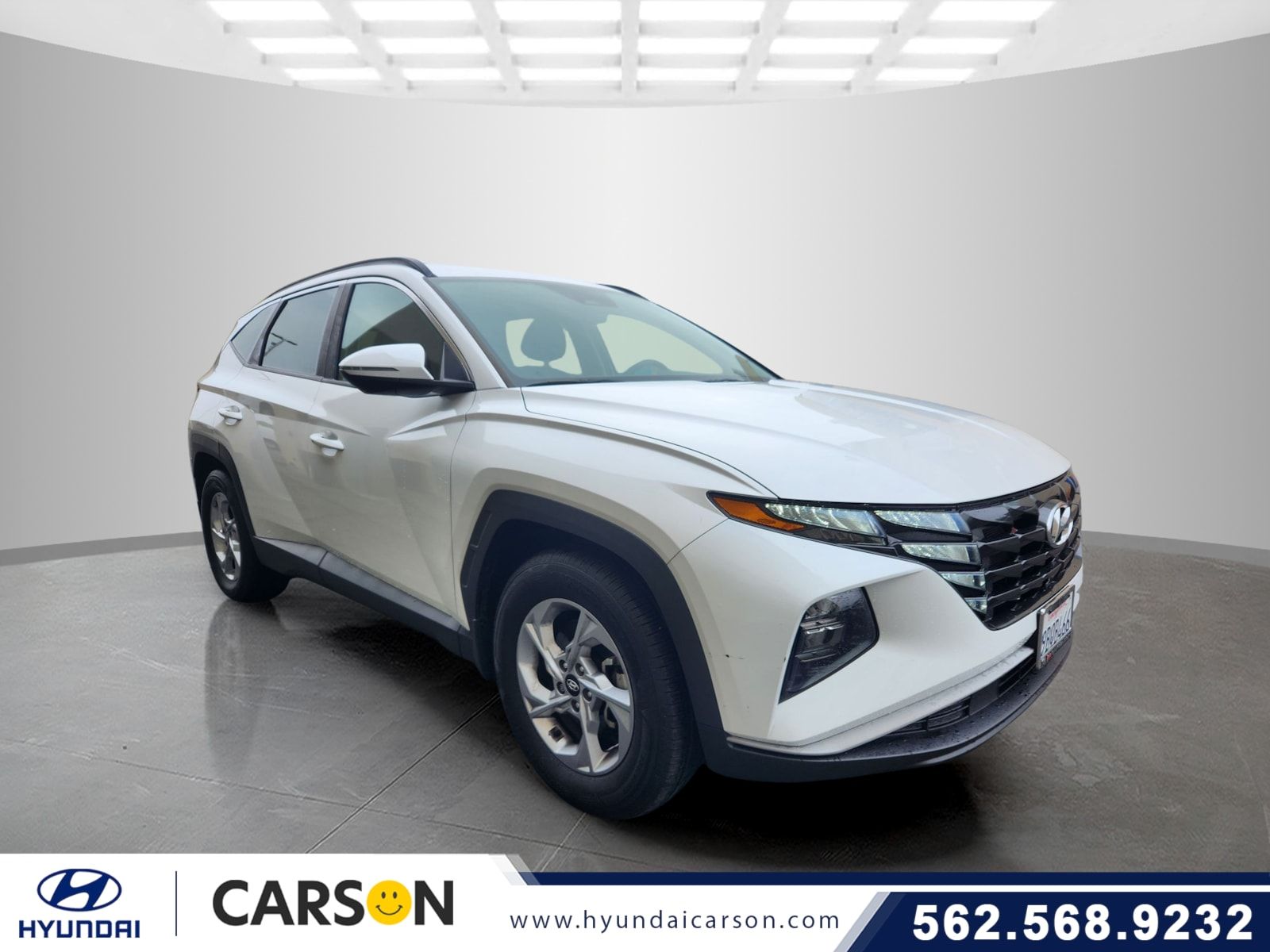 Quartz White 2022 Hyundai Tucson SUV / Crossover Front-Wheel Drive 8-Speed Automatic