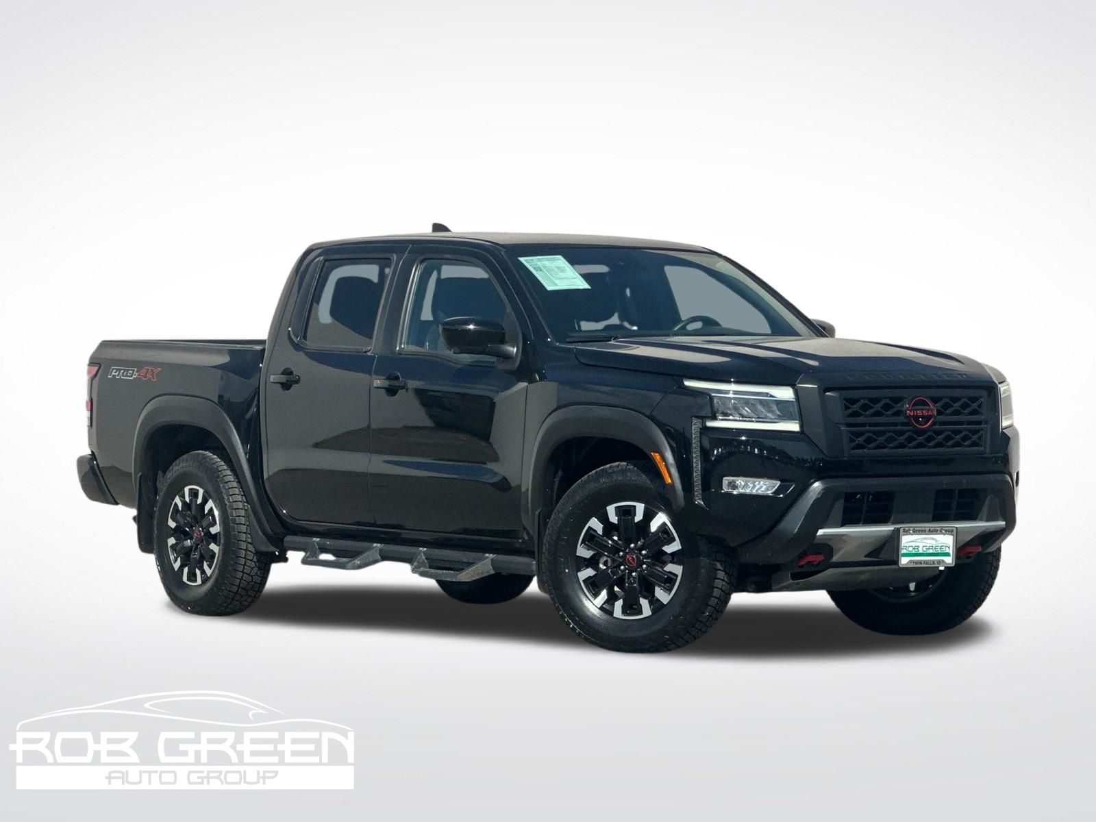 Super Black 2023 Nissan Frontier Pickup Truck Four-Wheel Drive 9-Speed Automatic