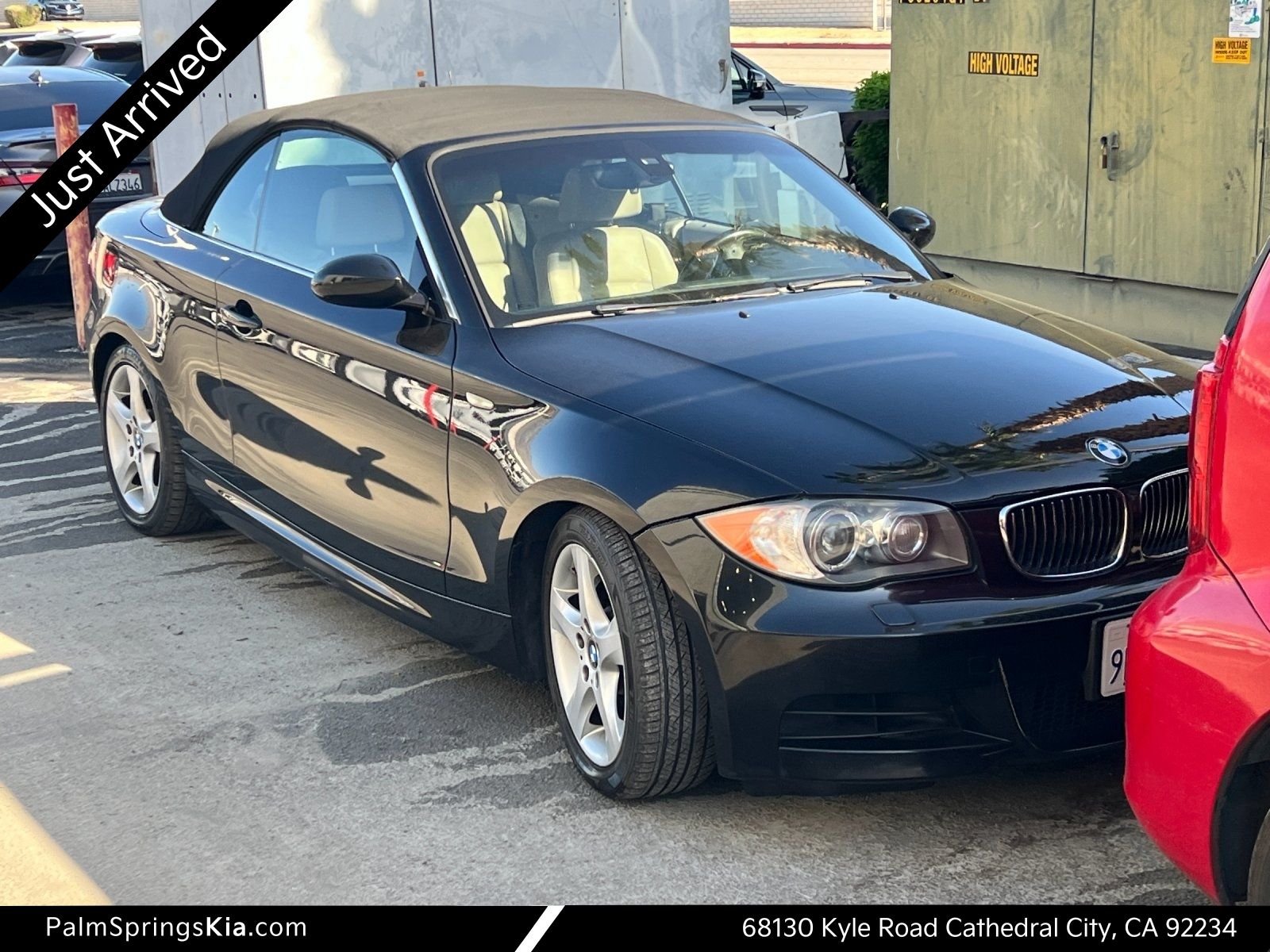 Black Sapphire Metallic 2008 BMW 1 Series Convertible Rear-Wheel Drive 6-Speed Automatic