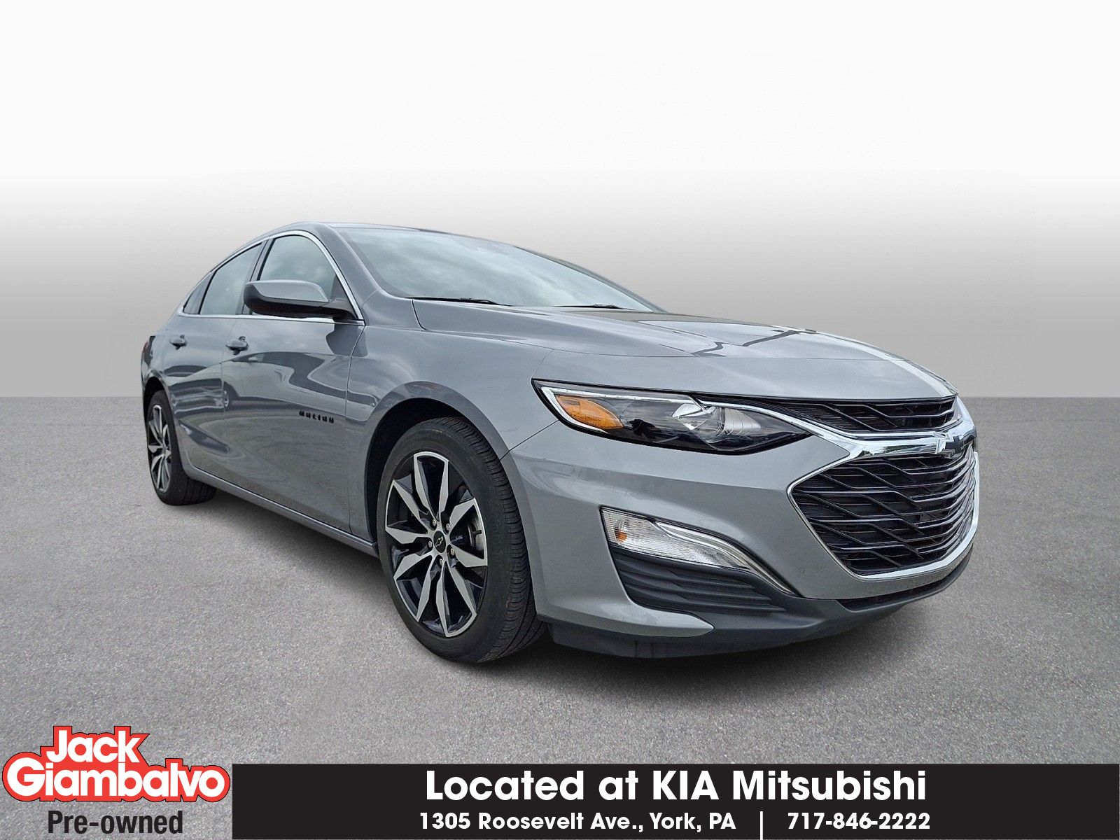 Sterling Gray Metallic 2023 Chevrolet Malibu RS FWD Sedan Front-Wheel Drive Continuously Variable Transmission