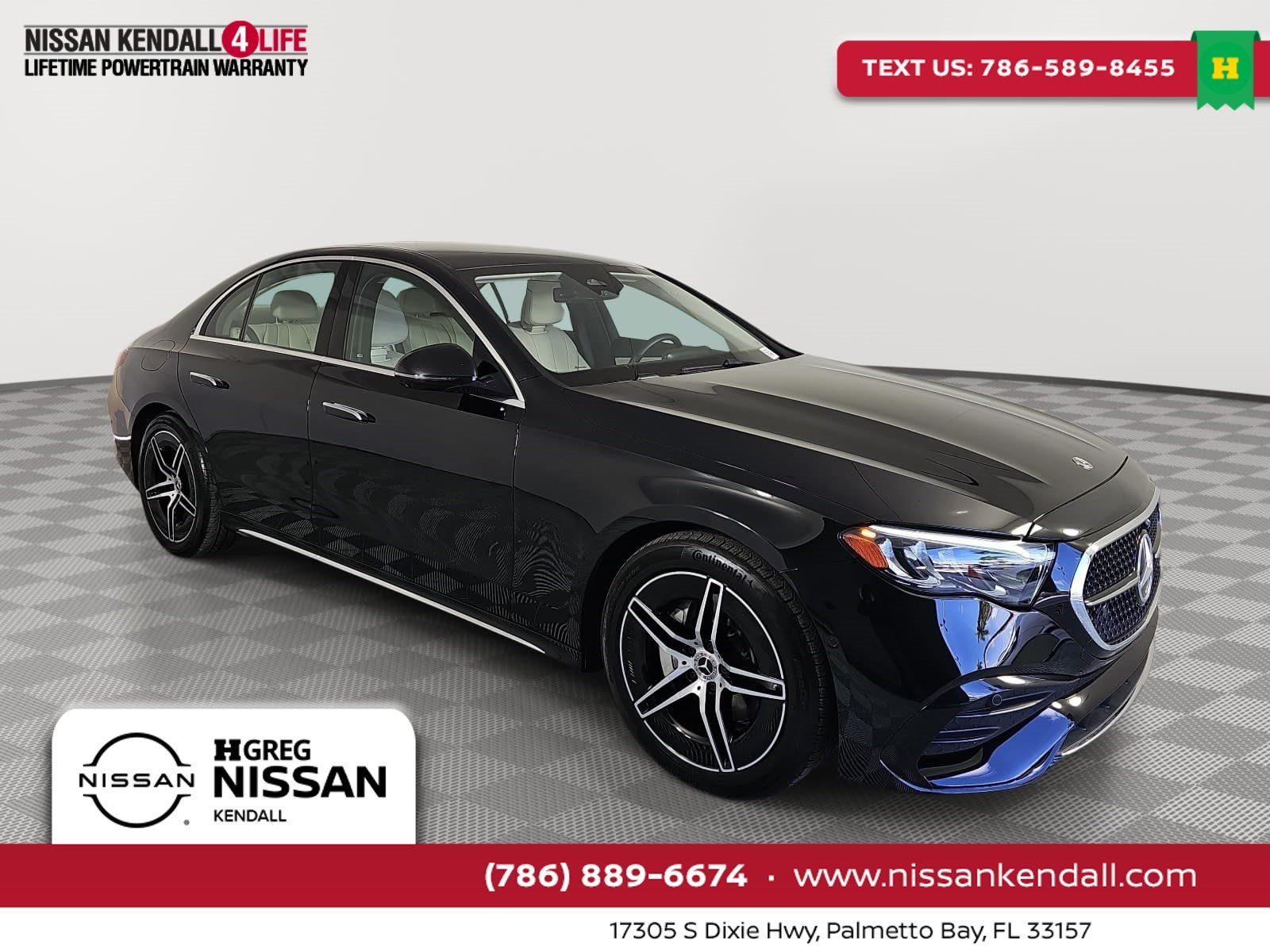 Black 2026 Mercedes-Benz E-Class Sedan Rear-Wheel Drive 9-Speed Automatic
