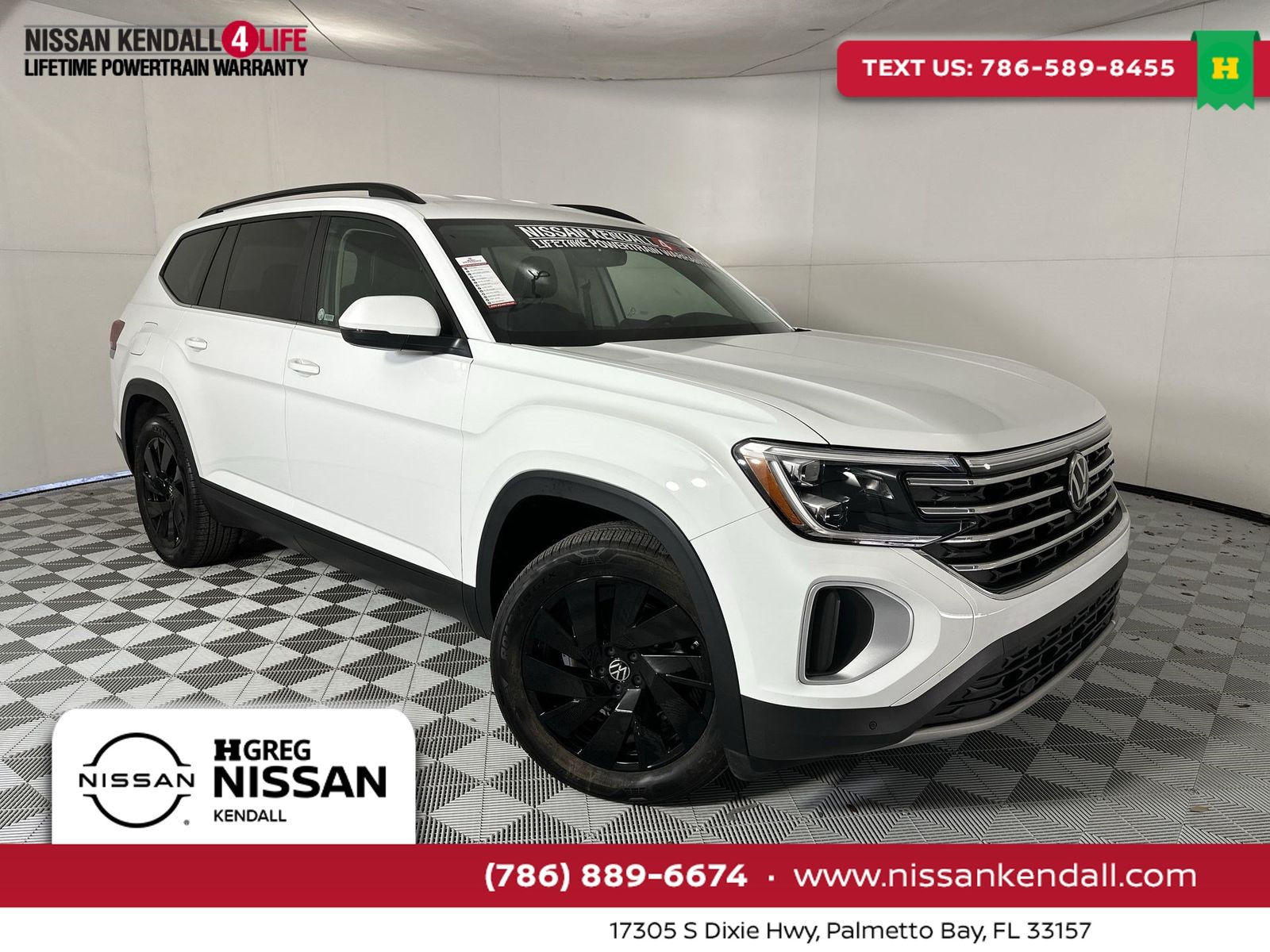 White 2025 Volkswagen Atlas SUV / Crossover All-Wheel Drive 8-Speed Automatic