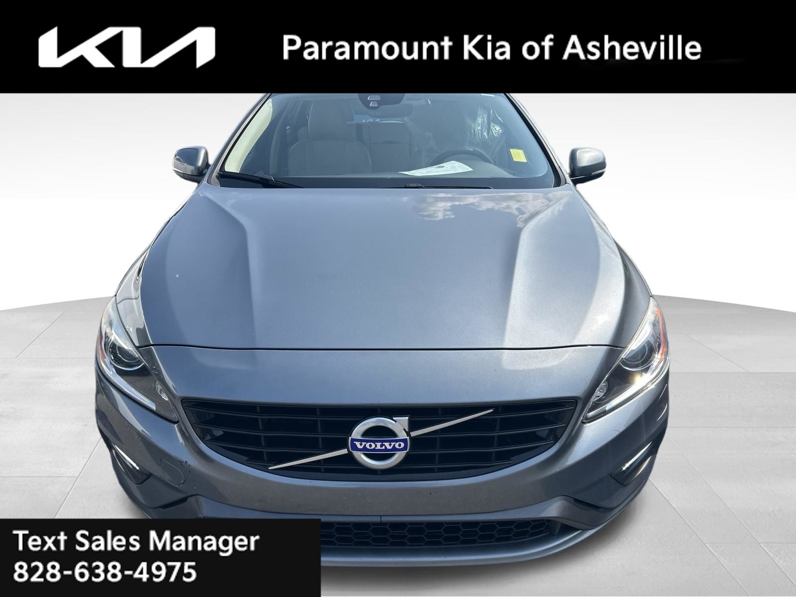 Gray Metallic 2018 Volvo V60 Wagon Front-Wheel Drive Automatic