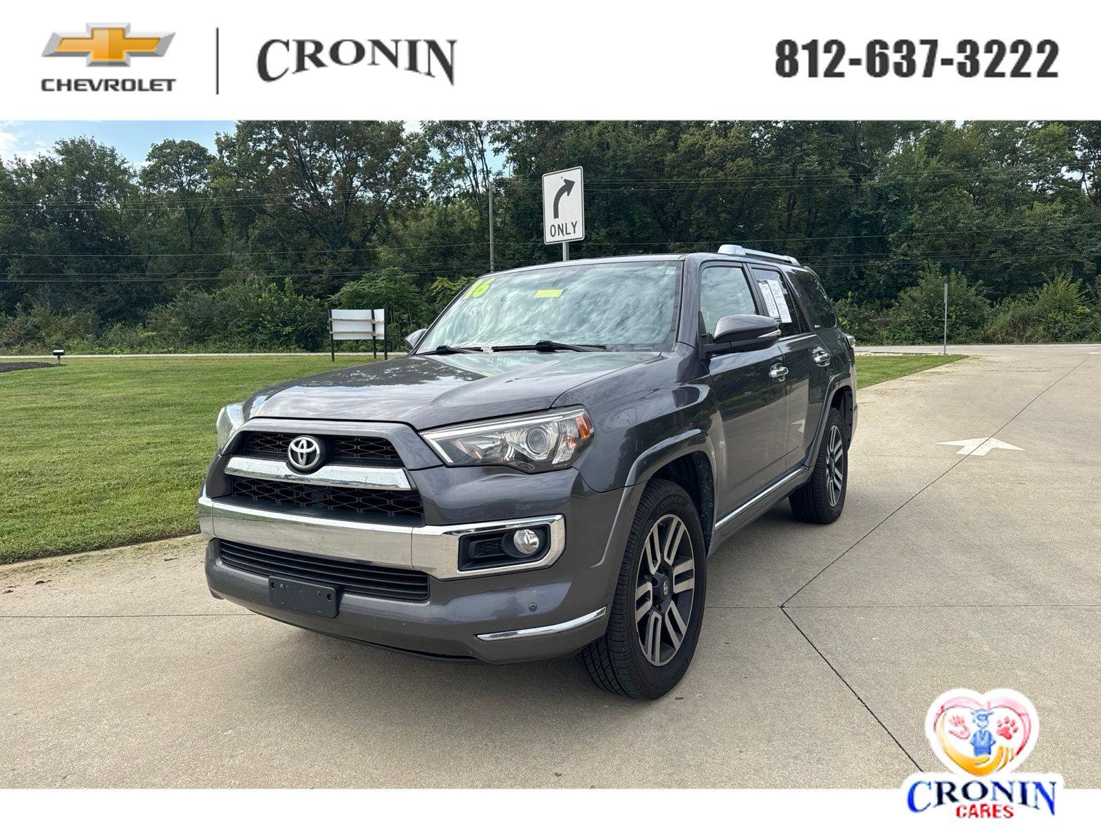 Magnetic Gray Metallic 2016 Toyota 4Runner SUV / Crossover All-Wheel Drive 5-Speed Automatic Overdrive