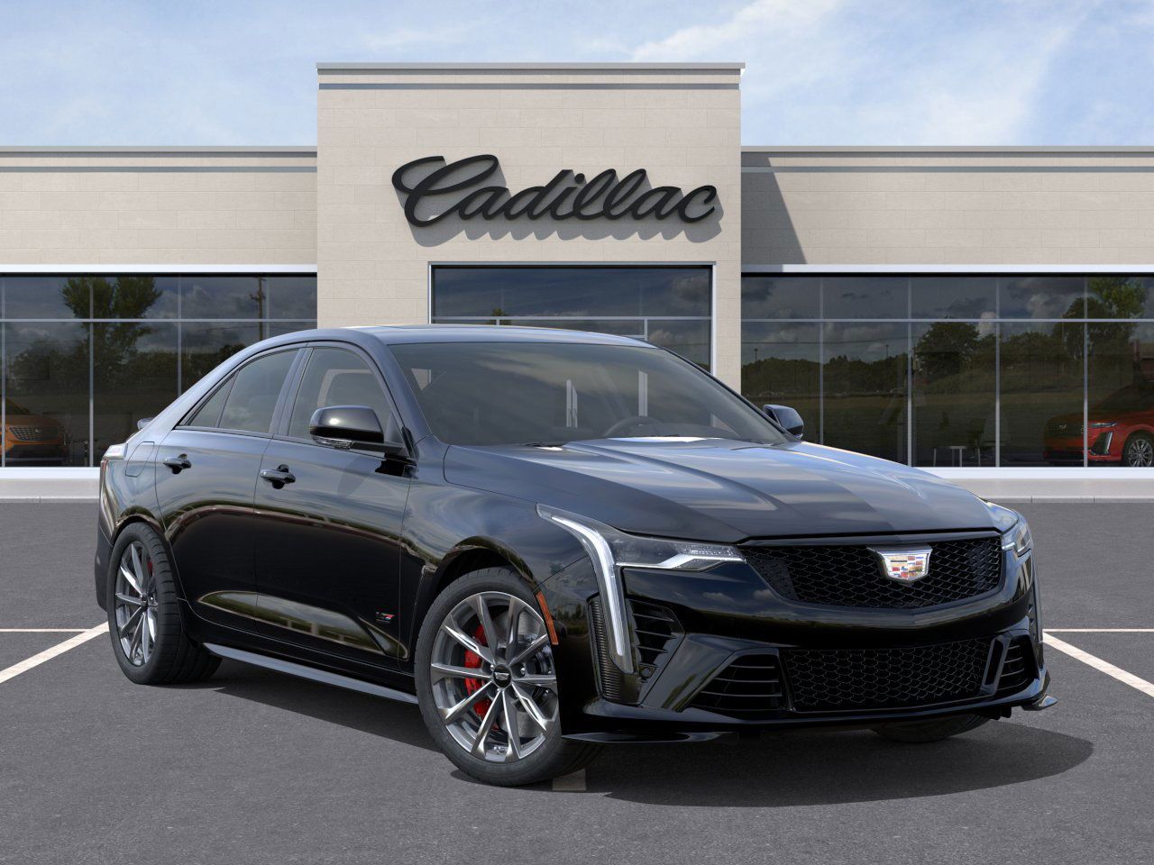 2026 Cadillac CT4 V-Series Black at Ross Downing Buick GMC