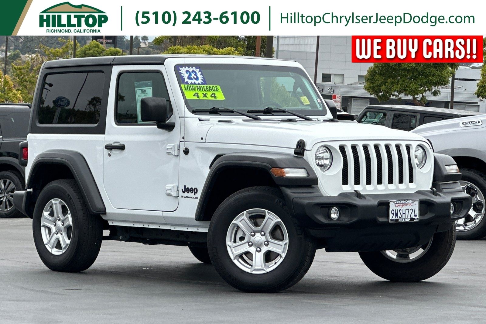 2023 Jeep Wrangler Sport S 2-Door 4WD