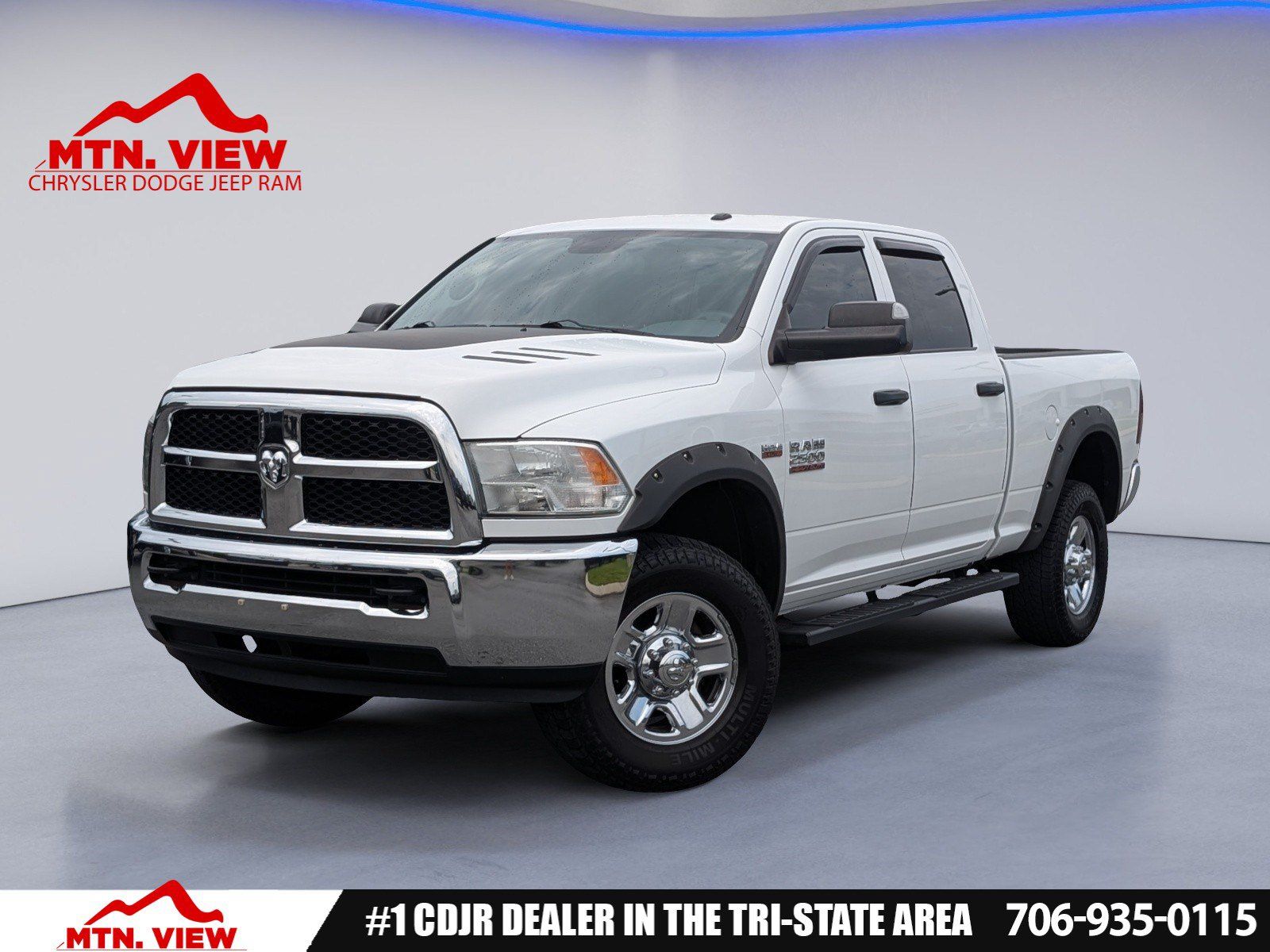 Bright White Clearcoat 2016 RAM 2500 Pickup Truck Four-Wheel Drive 6-Speed Automatic