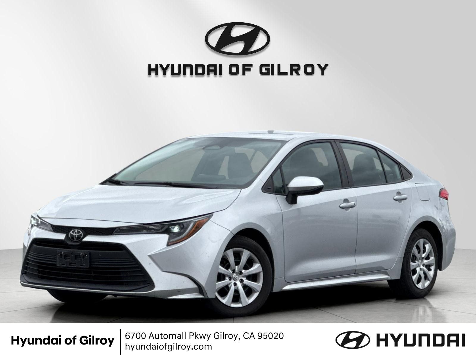 Classic Silver Metallic 2023 Toyota Corolla Sedan Front-Wheel Drive Continuously Variable Transmission