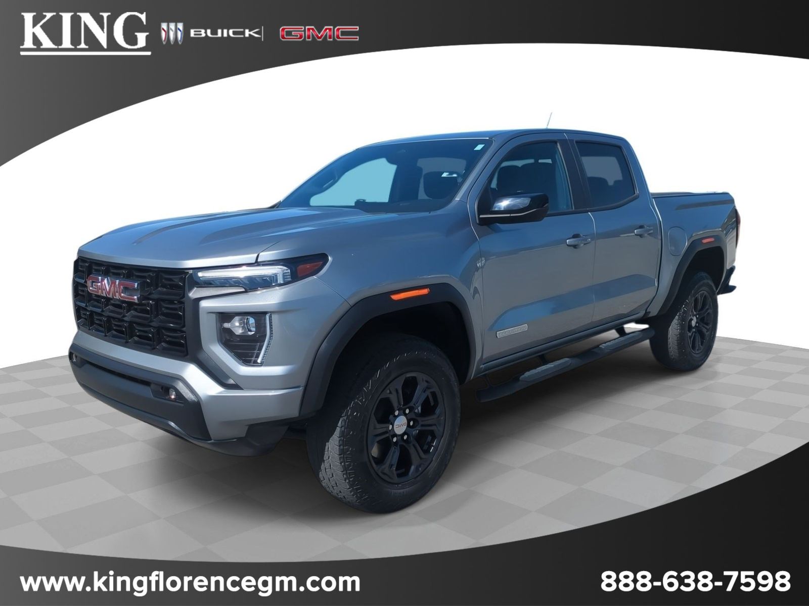 Sterling Metallic 2023 GMC Canyon Elevation Crew Cab RWD Pickup Truck 4X2 8-Speed Automatic