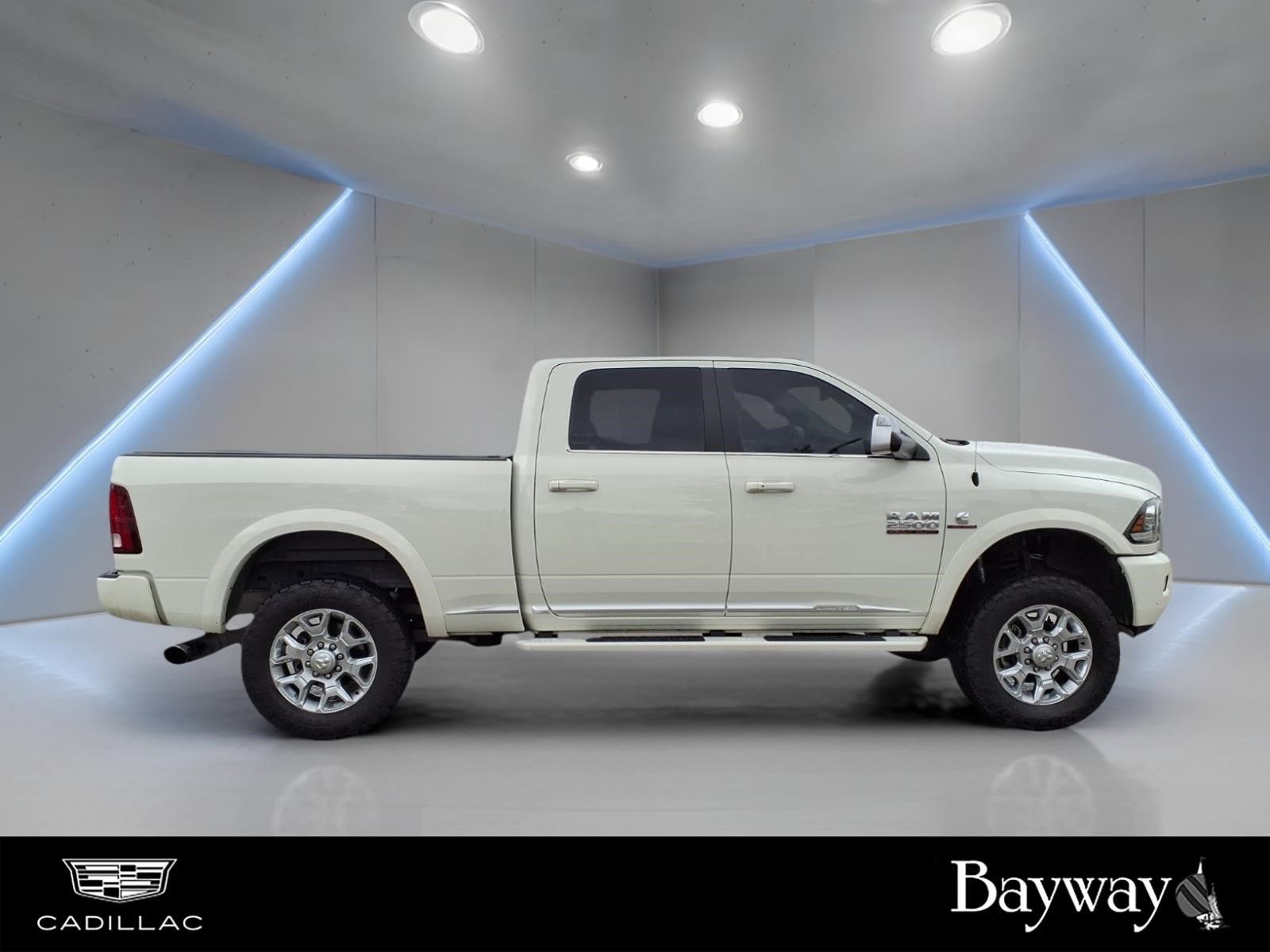 2018 Ram 2500 Laramie Longhorn White at Victoria Chrysler Dodge Jeep Ram