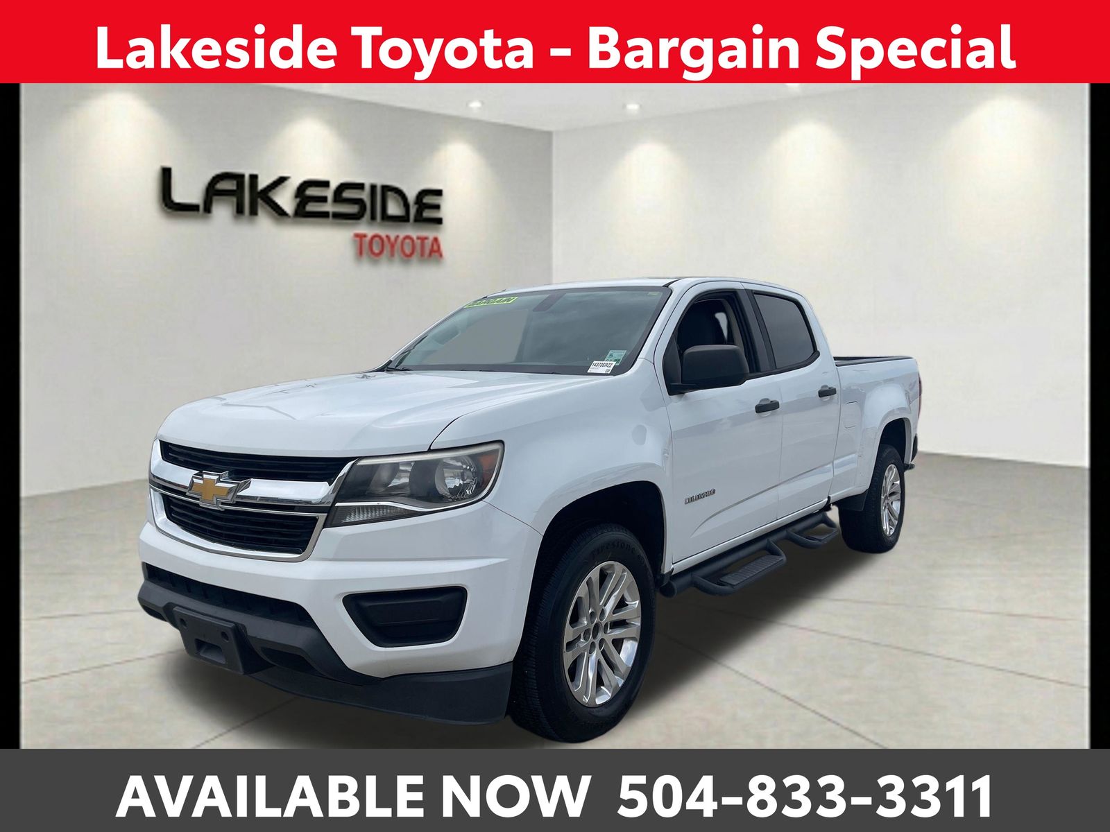 Summit White 2018 Chevrolet Colorado Pickup Truck 4X2 8-Speed Automatic