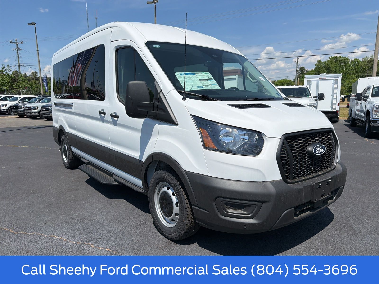 New 2026 Oxford White Ford Mid Roof 15-Passenger Van image 4