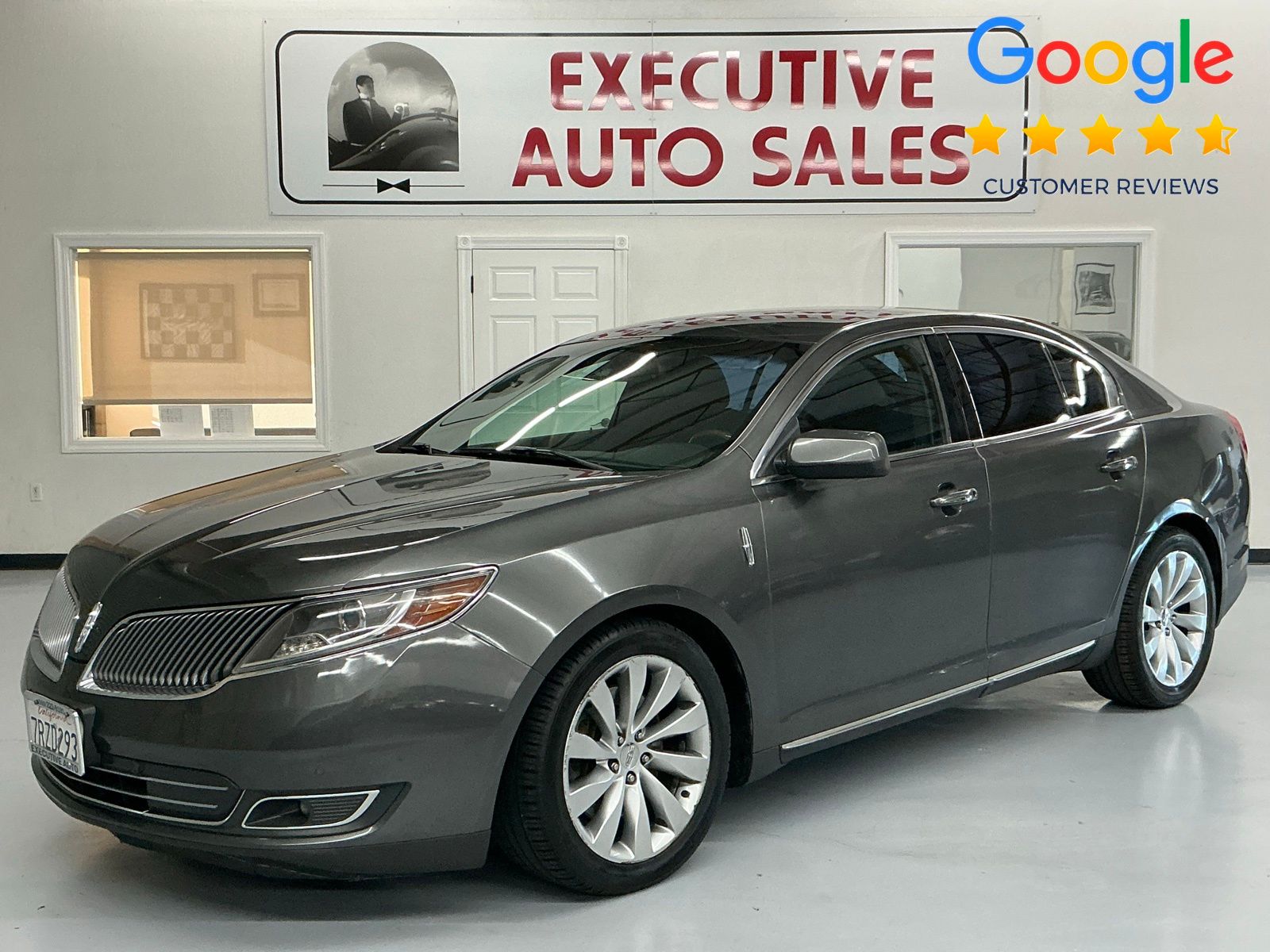 Gray (Magnetic) 2016 Lincoln MKS Sedan Front-Wheel Drive 6-Speed Automatic