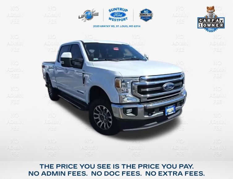 Oxford White 2021 Ford F-250 Super Duty Pickup Truck Four-Wheel Drive Automatic