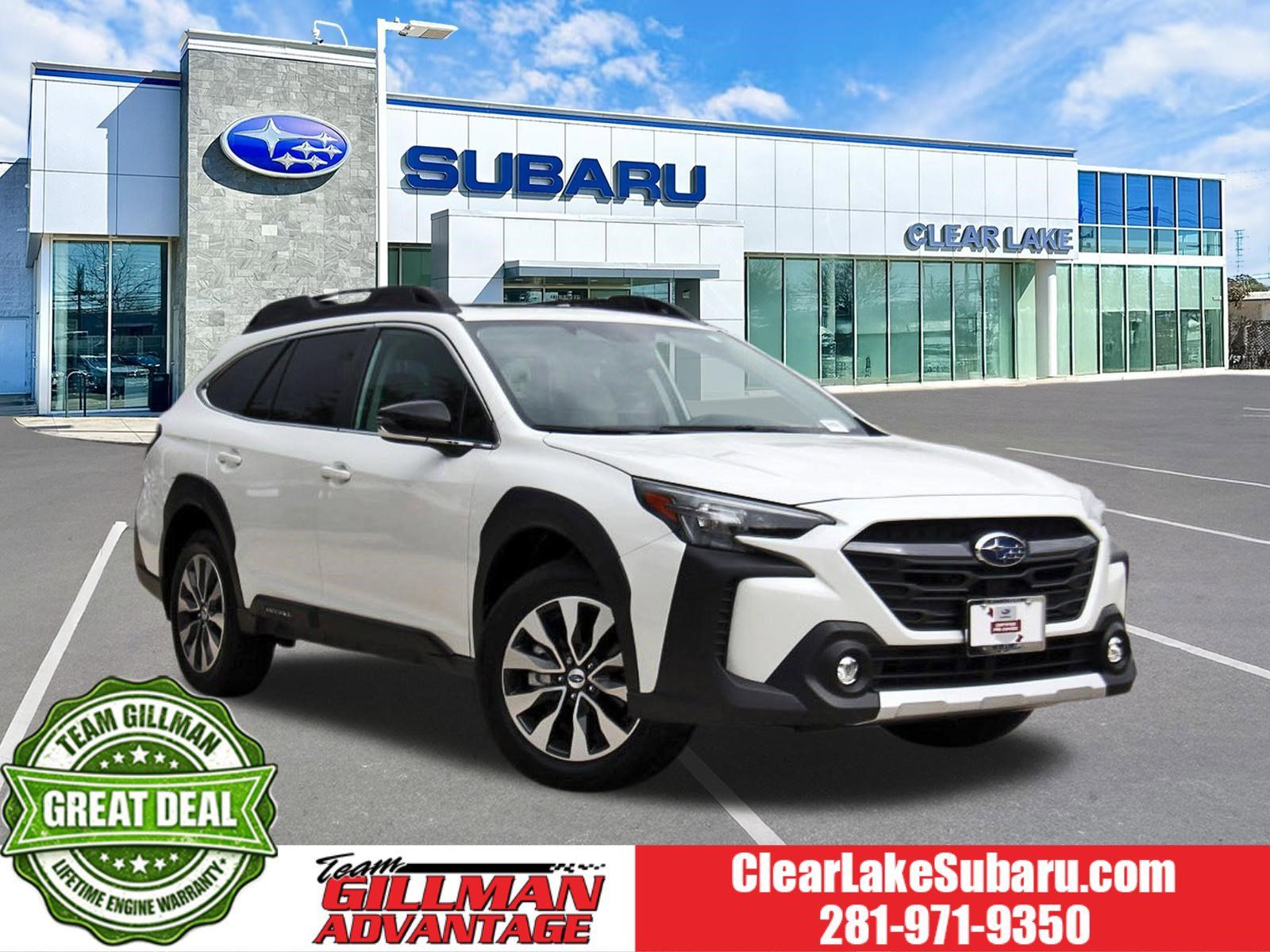 Crystal White Pearl 2025 Subaru Outback Limited AWD SUV / Crossover All-Wheel Drive Continuously Variable Transmission