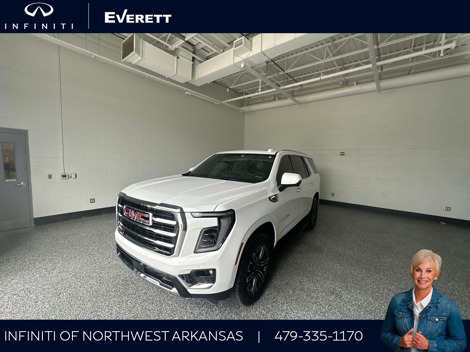 Summit White 2025 GMC Yukon SUV / Crossover Four-Wheel Drive