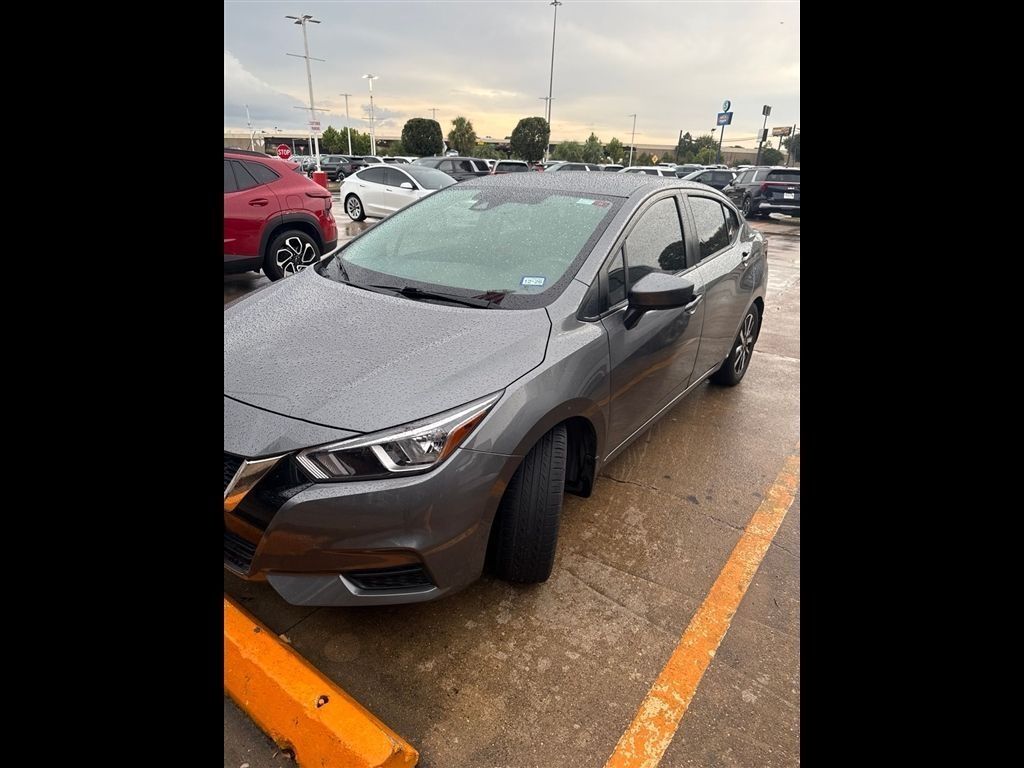 Gray (Gun Metallic) 2022 Nissan Versa Sedan Front-Wheel Drive Continuously Variable Transmission