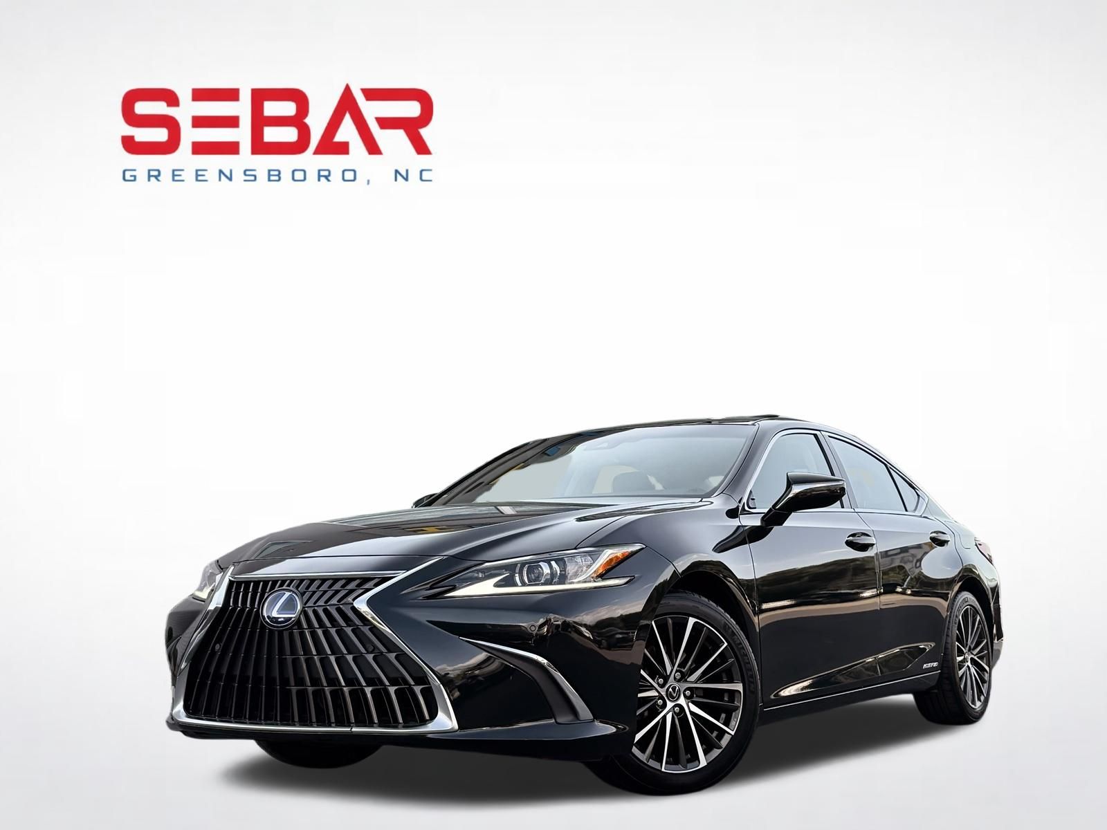 Black (Caviar) 2022 Lexus ES Hybrid Sedan Front-Wheel Drive Continuously Variable Transmission