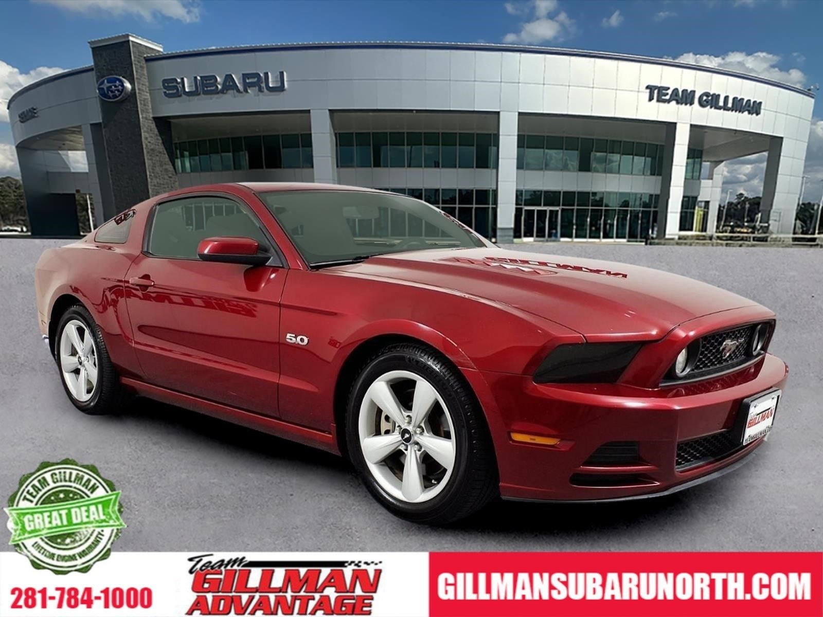 Ruby Red Metallic Tinted Clearcoat 2014 Ford Mustang Coupe Rear-Wheel Drive 6-Speed Manual