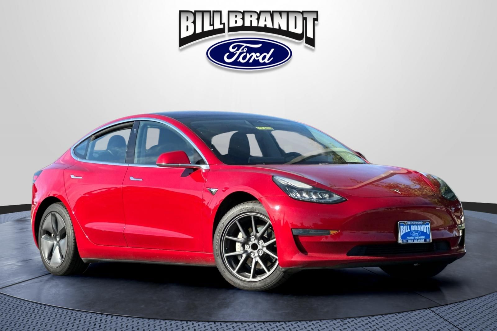 Red Multi-Coat 2018 Tesla Model 3 Rear-Wheel Drive 1-Speed Automatic