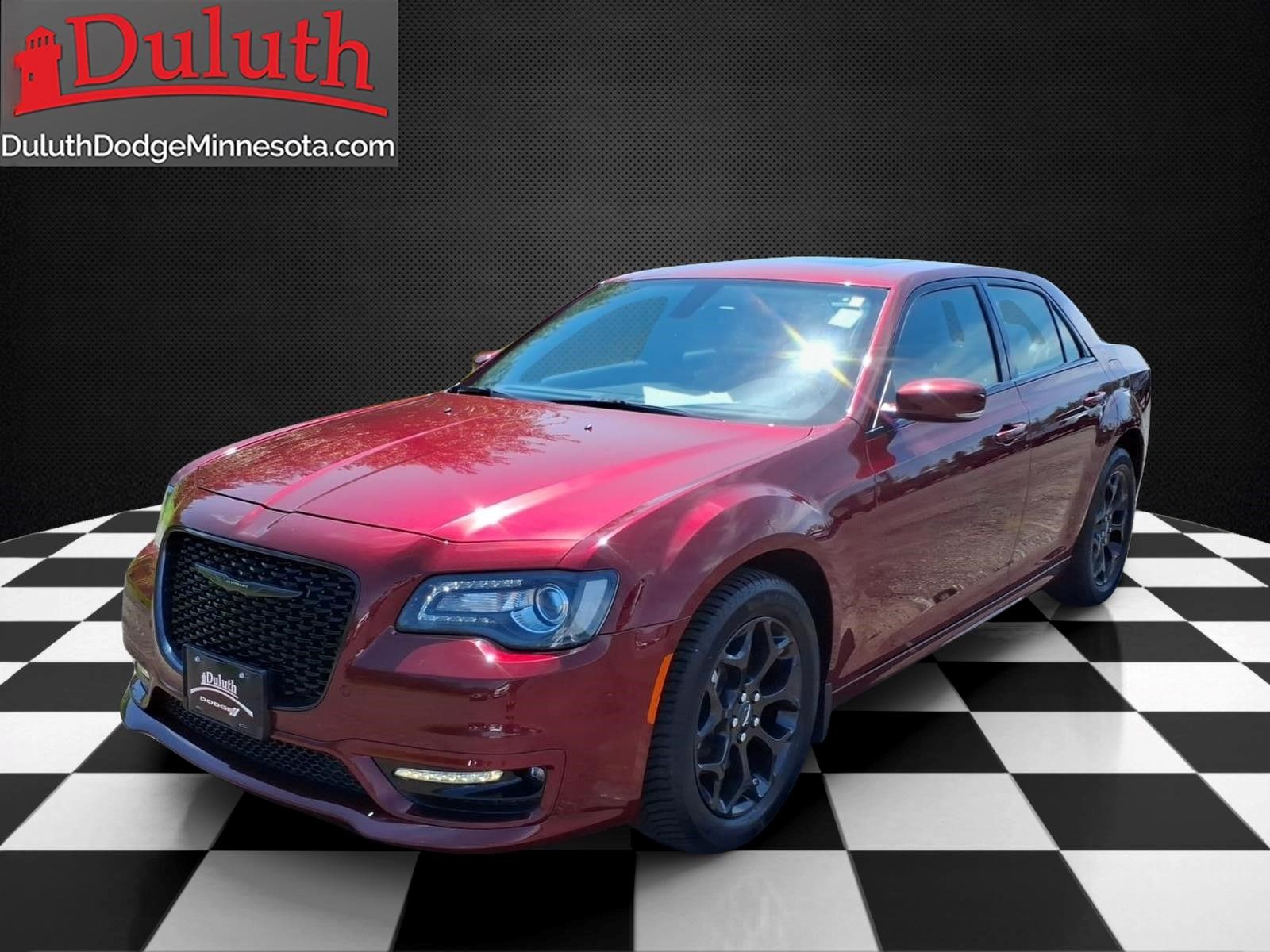 Velvet Red Pearlcoat 2023 Chrysler 300 Sedan All-Wheel Drive 8-Speed Automatic