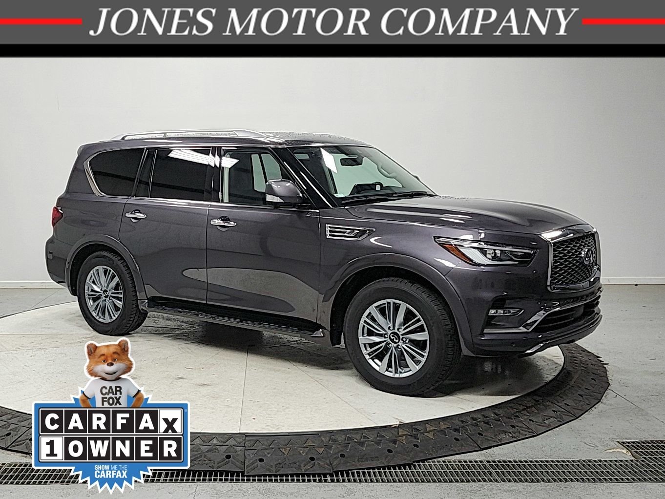 Anthracite Gray 2024 INFINITI QX80 SUV / Crossover All-Wheel Drive 7-Speed Automatic