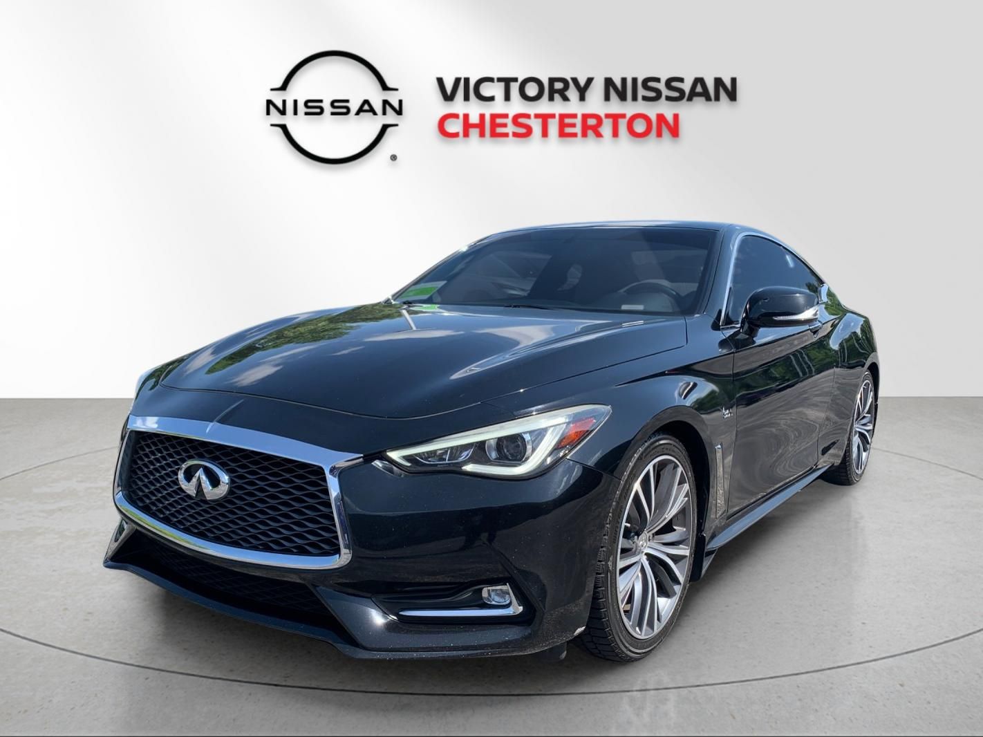 Black Obsidian 2018 INFINITI Q60 Coupe Rear-Wheel Drive 7-Speed Automatic