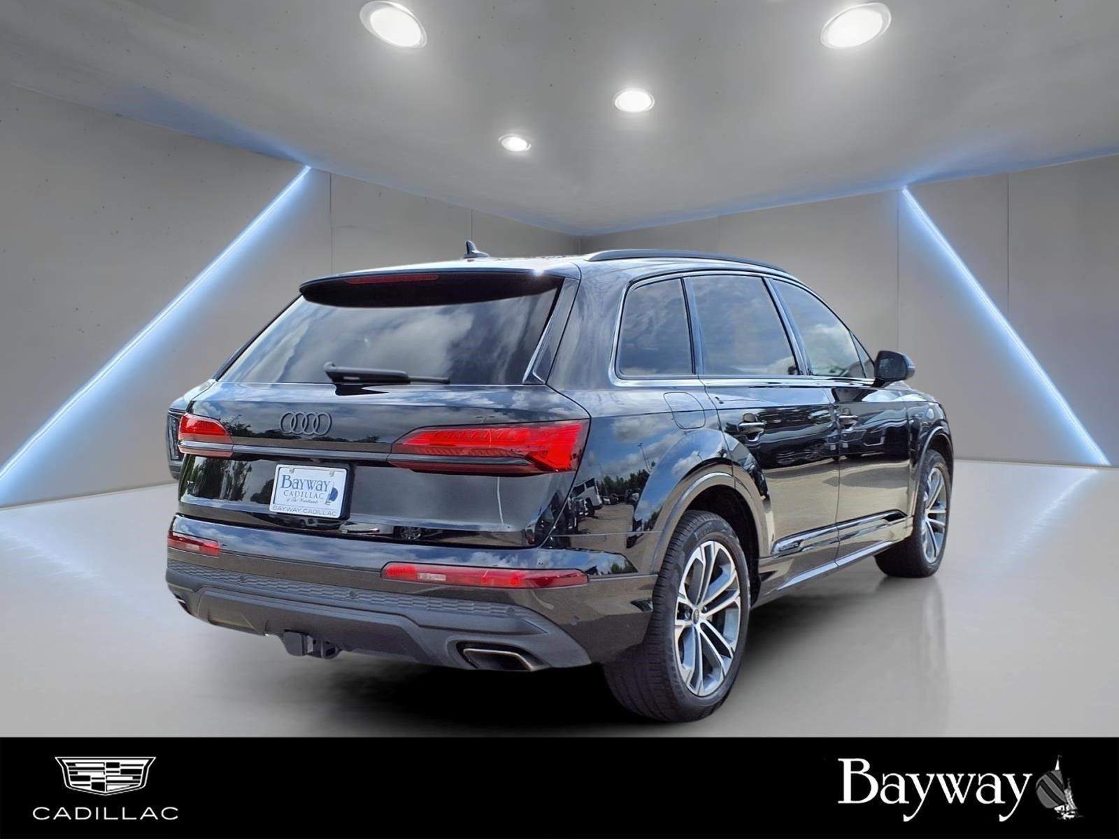 2025 Audi Q7 45 Premium Plus Black at DeMontrond Auto Country