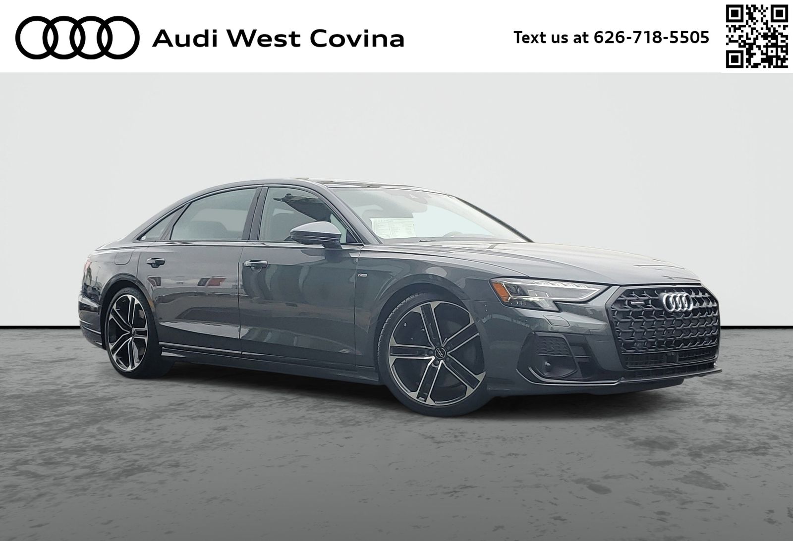 Gray 2026 Audi A8 Sedan All-Wheel Drive 8-Speed Automatic