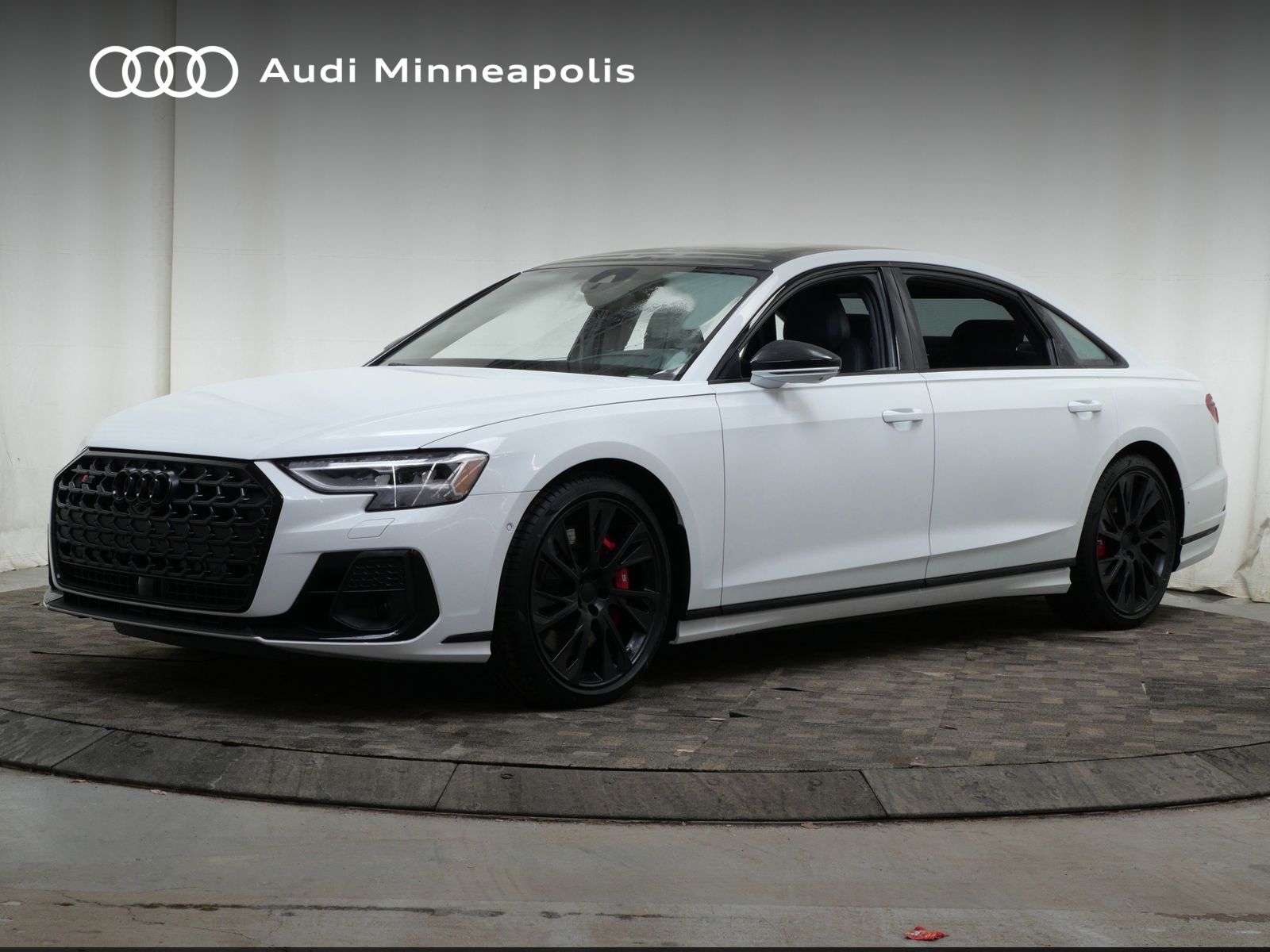 Glacier White Metallic 2026 Audi S8 Sedan All-Wheel Drive 8-Speed Automatic