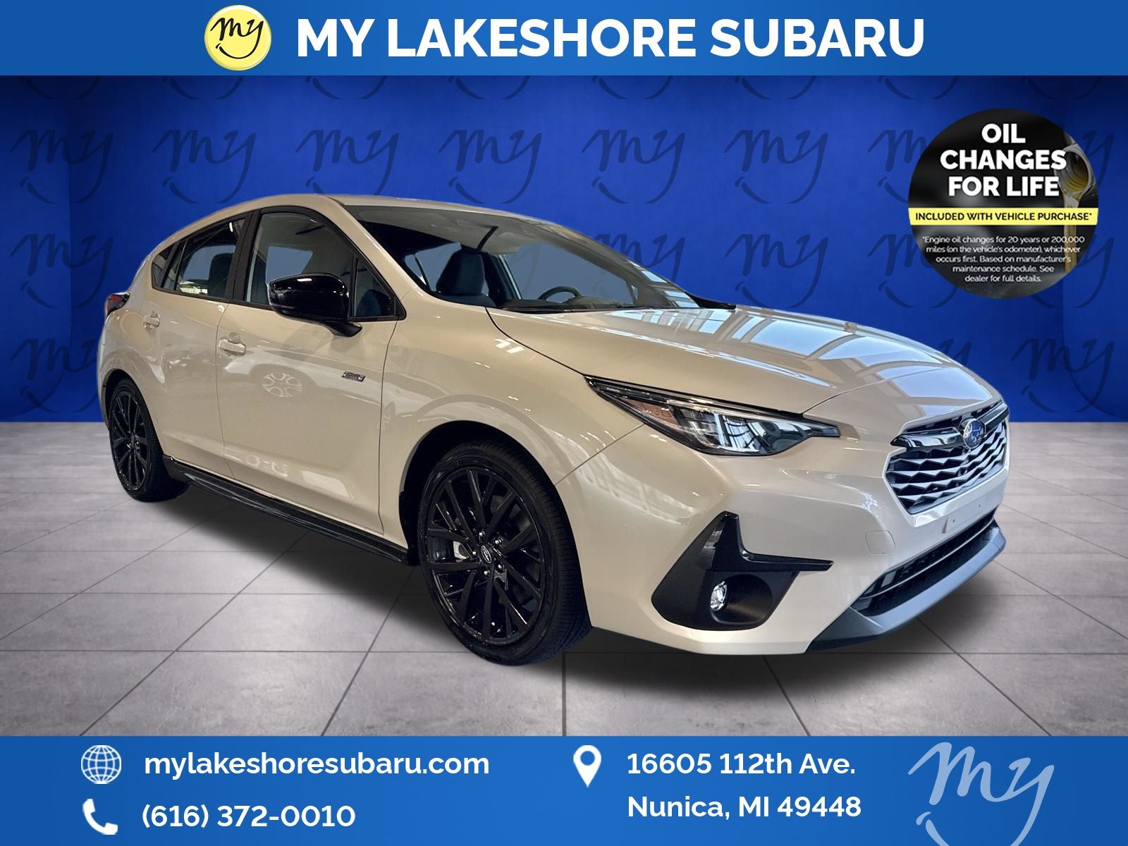 Crystal White Pearl 2026 Subaru Impreza RS AWD Wagon All-Wheel Drive Continuously Variable Transmission