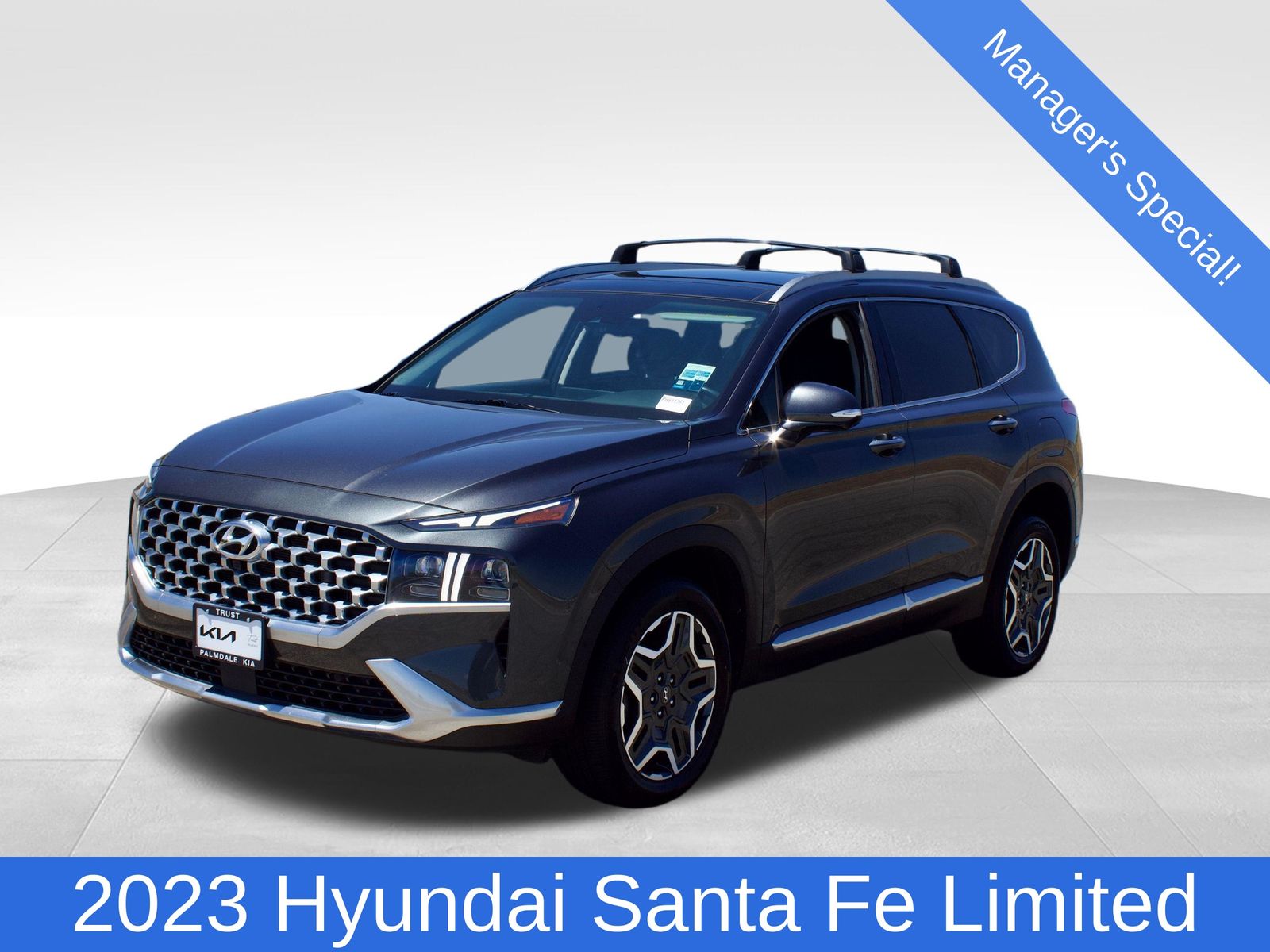 Portofino Gray 2023 Hyundai Santa Fe SUV / Crossover All-Wheel Drive Automatic