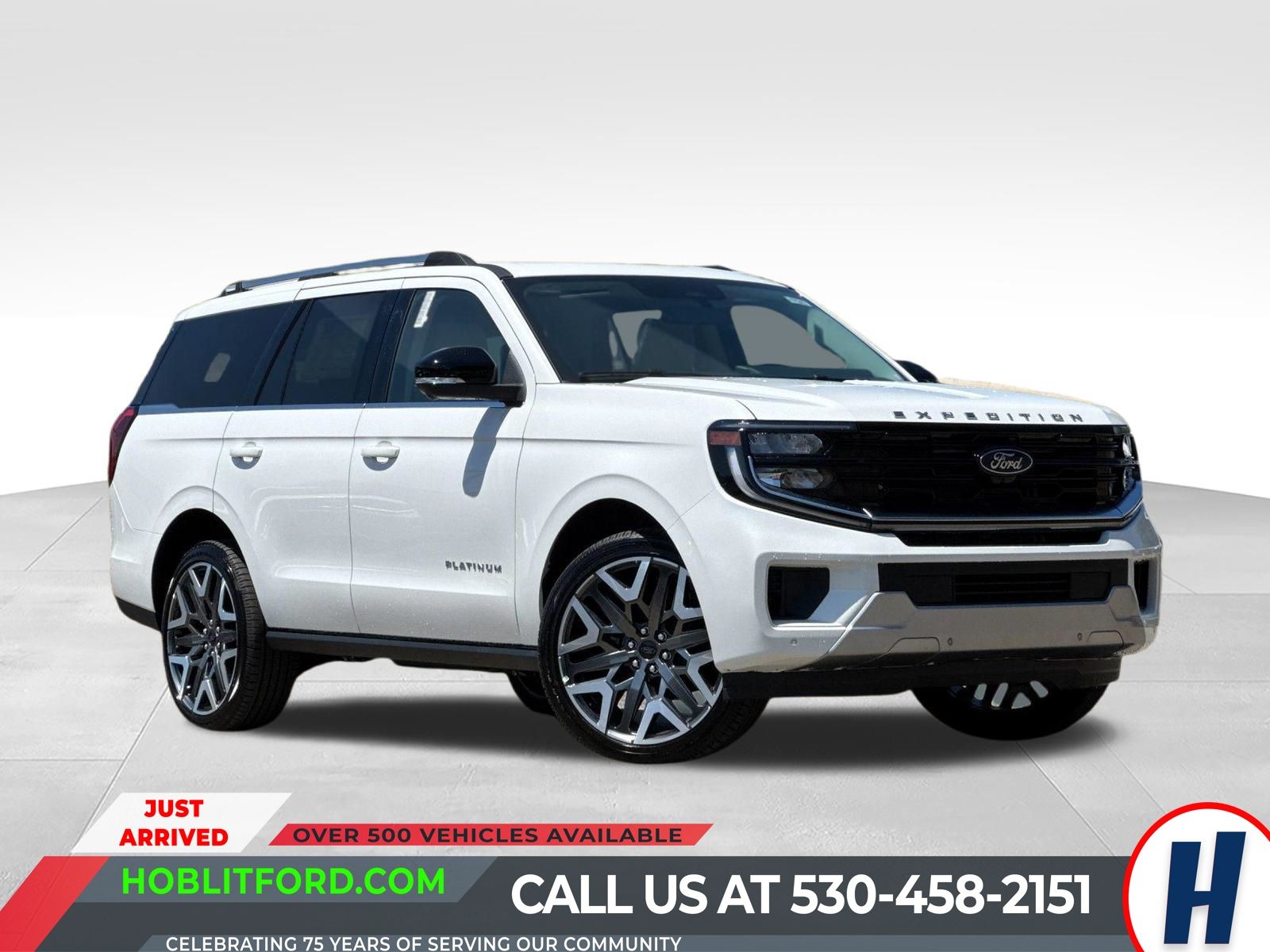 Star White Metallic Tri-Coat 2026 Ford Expedition SUV / Crossover Four-Wheel Drive Automatic