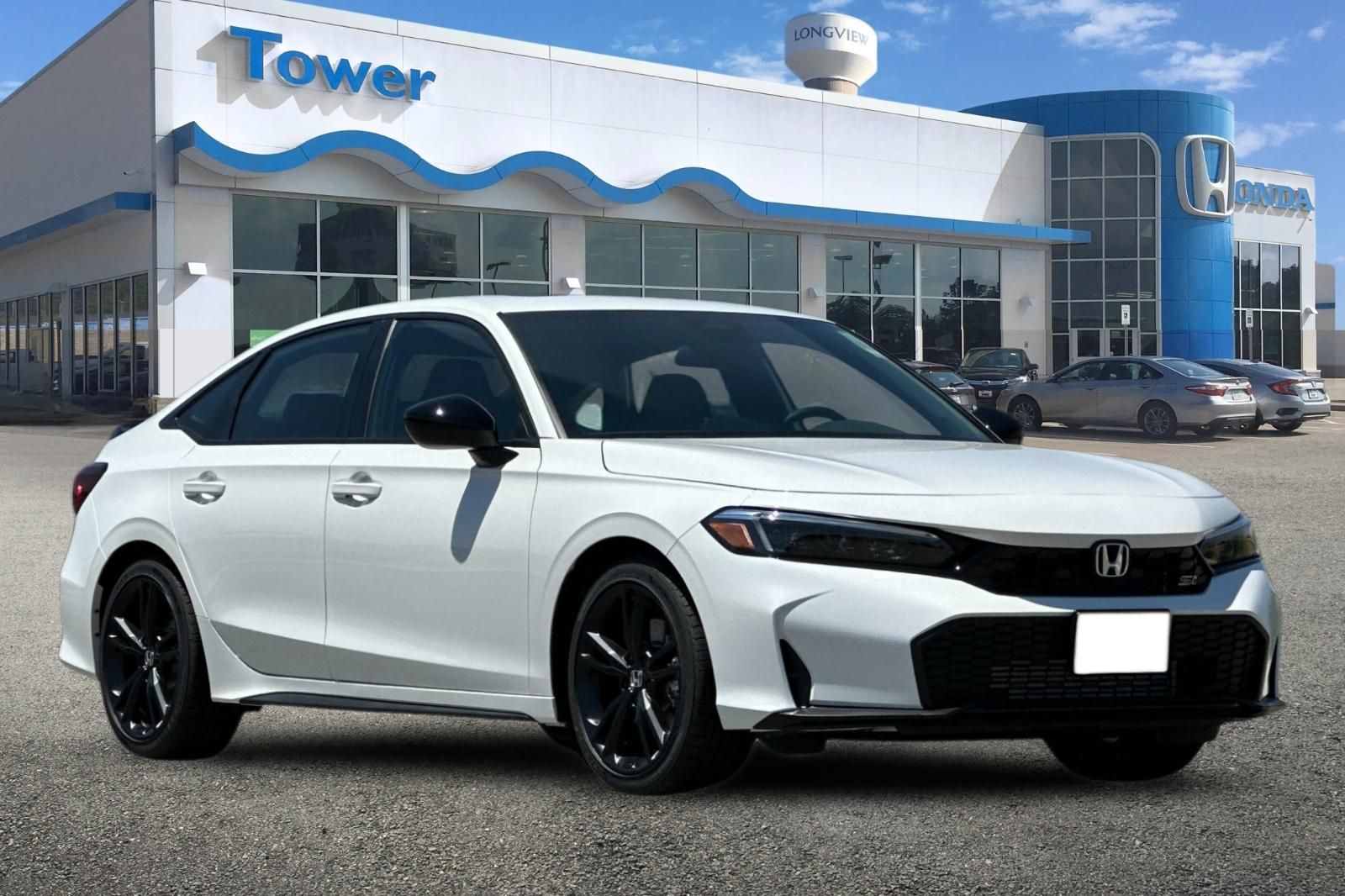 Platinum White Pearl 2026 Honda Civic Si FWD Sedan Front-Wheel Drive 6-Speed Manual