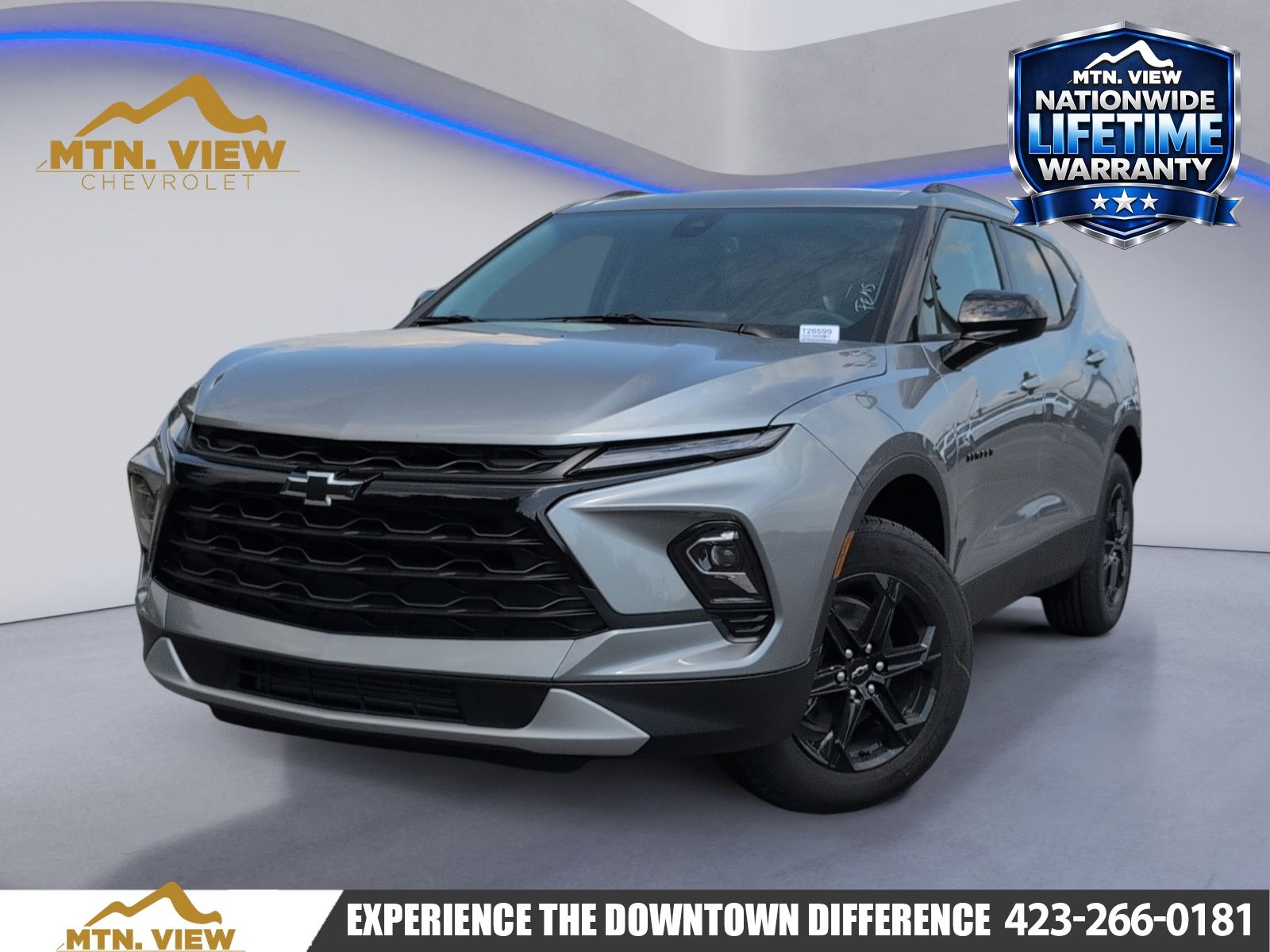 Sterling Gray Metallic 2026 Chevrolet Blazer SUV / Crossover 9-Speed Automatic Overdrive