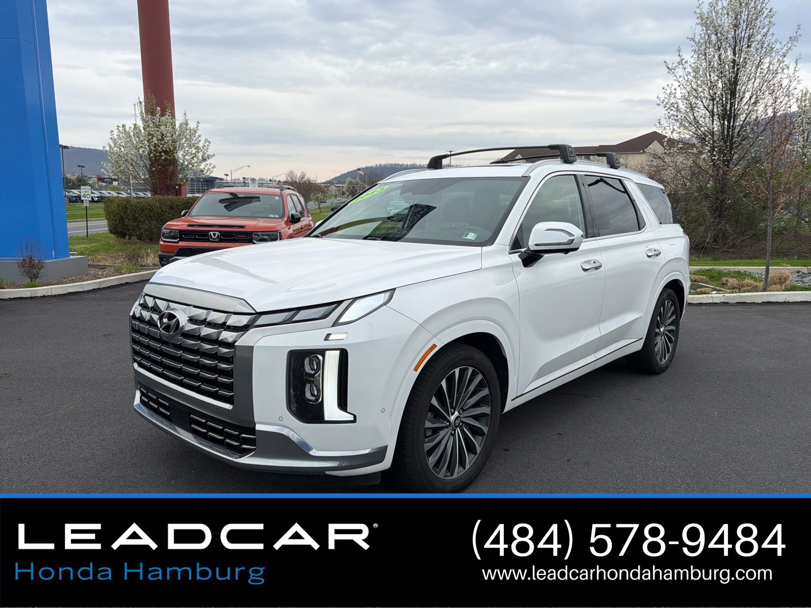 Hyper White 2023 Hyundai Palisade Calligraphy AWD SUV / Crossover All-Wheel Drive 8-Speed Automatic