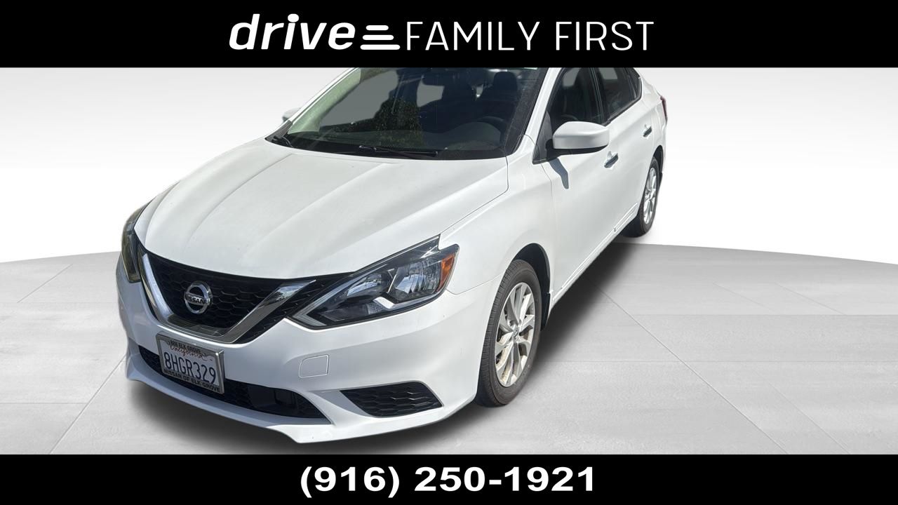 Aspen White Tricoat 2019 Nissan Sentra Sedan Front-Wheel Drive Continuously Variable Transmission