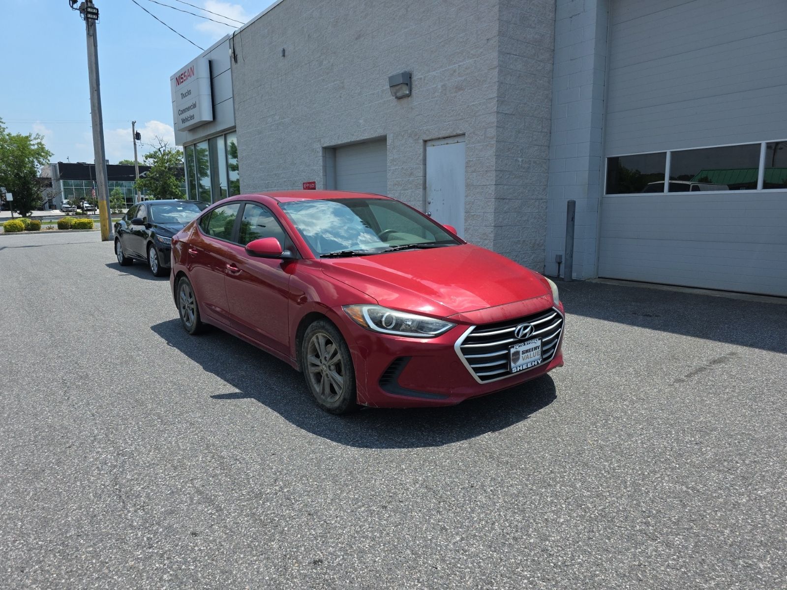 Scarlet Red 2017 Hyundai Elantra SE FWD Sedan Front-Wheel Drive 6-Speed Automatic