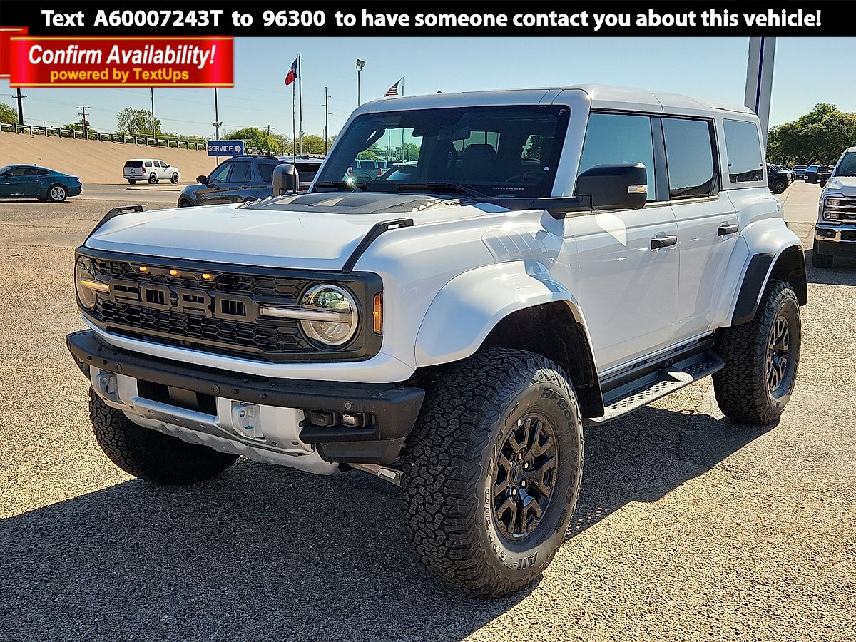 Oxford White 2026 Ford Bronco Raptor 4WD SUV / Crossover Four-Wheel Drive Automatic