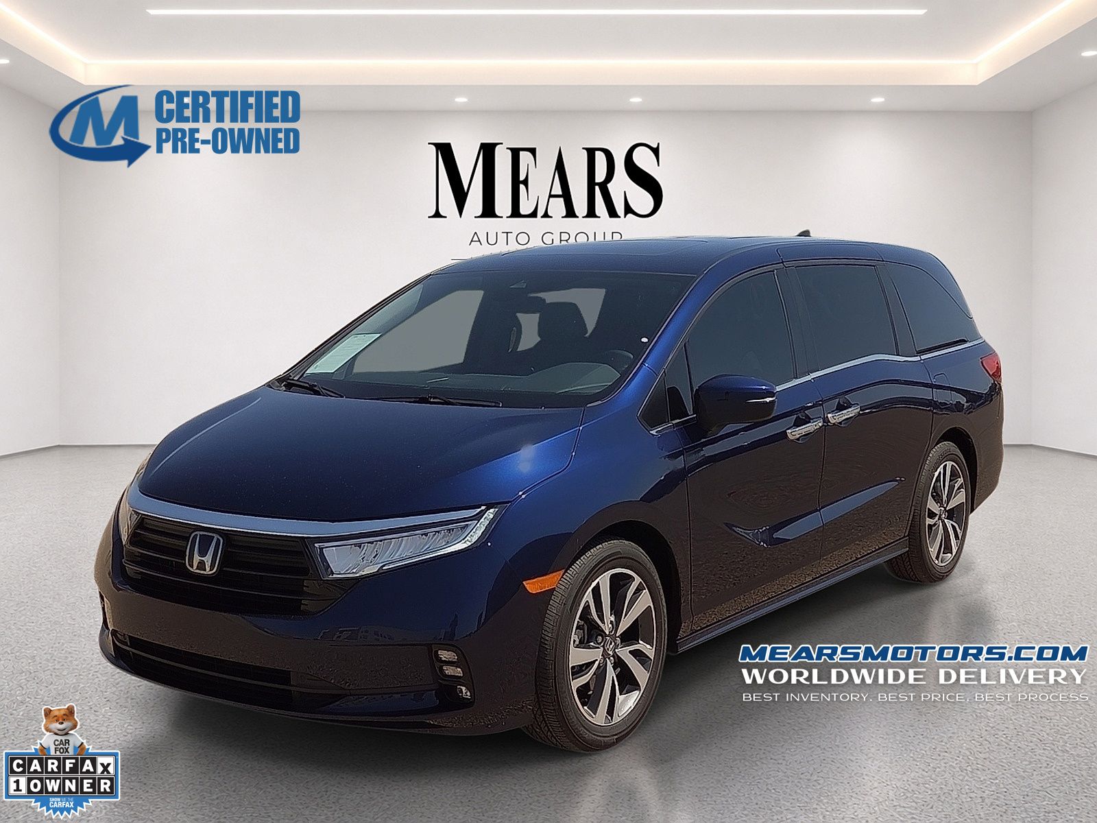 Black (Obsidian Blue Pearl) 2023 Honda Odyssey Minivan Front-Wheel Drive Automatic
