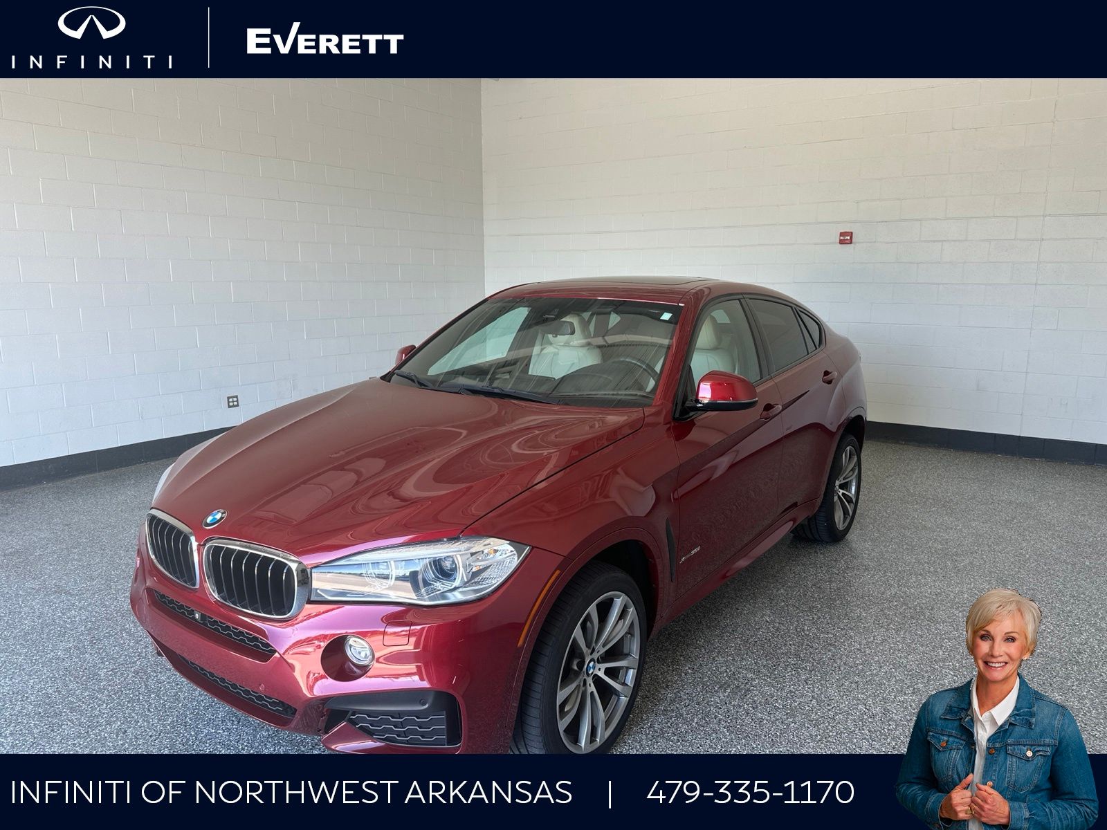 Flamenco Red Metallic 2016 BMW X6 xDrive35i AWD SUV / Crossover All-Wheel Drive 8-Speed Automatic