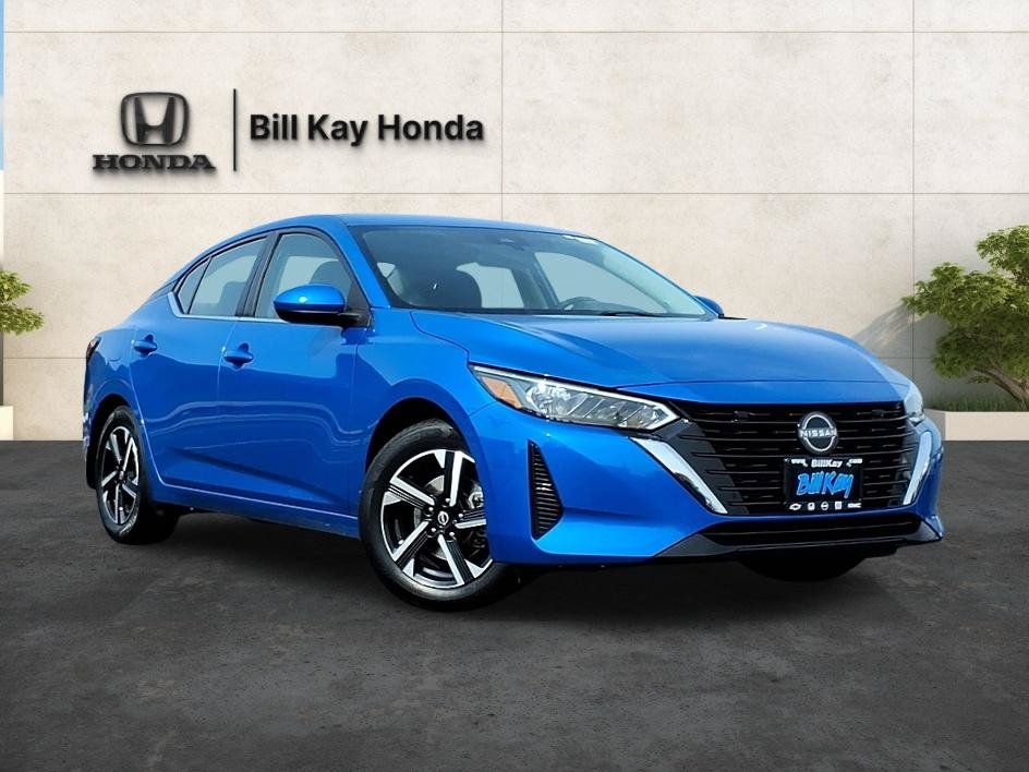 Electric Blue Metallic 2024 Nissan Sentra Sedan Front-Wheel Drive Continuously Variable Transmission