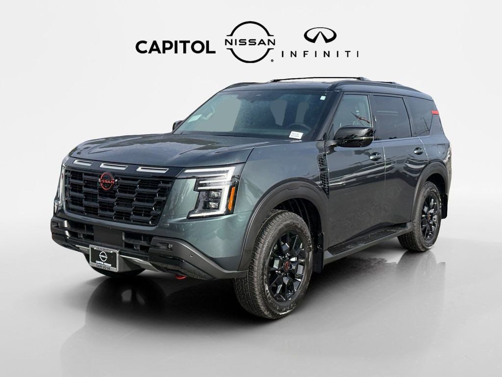 Black (Alpine Metallic/Super Blk) 2026 Nissan Armada SUV / Crossover Four-Wheel Drive 9-Speed Automatic