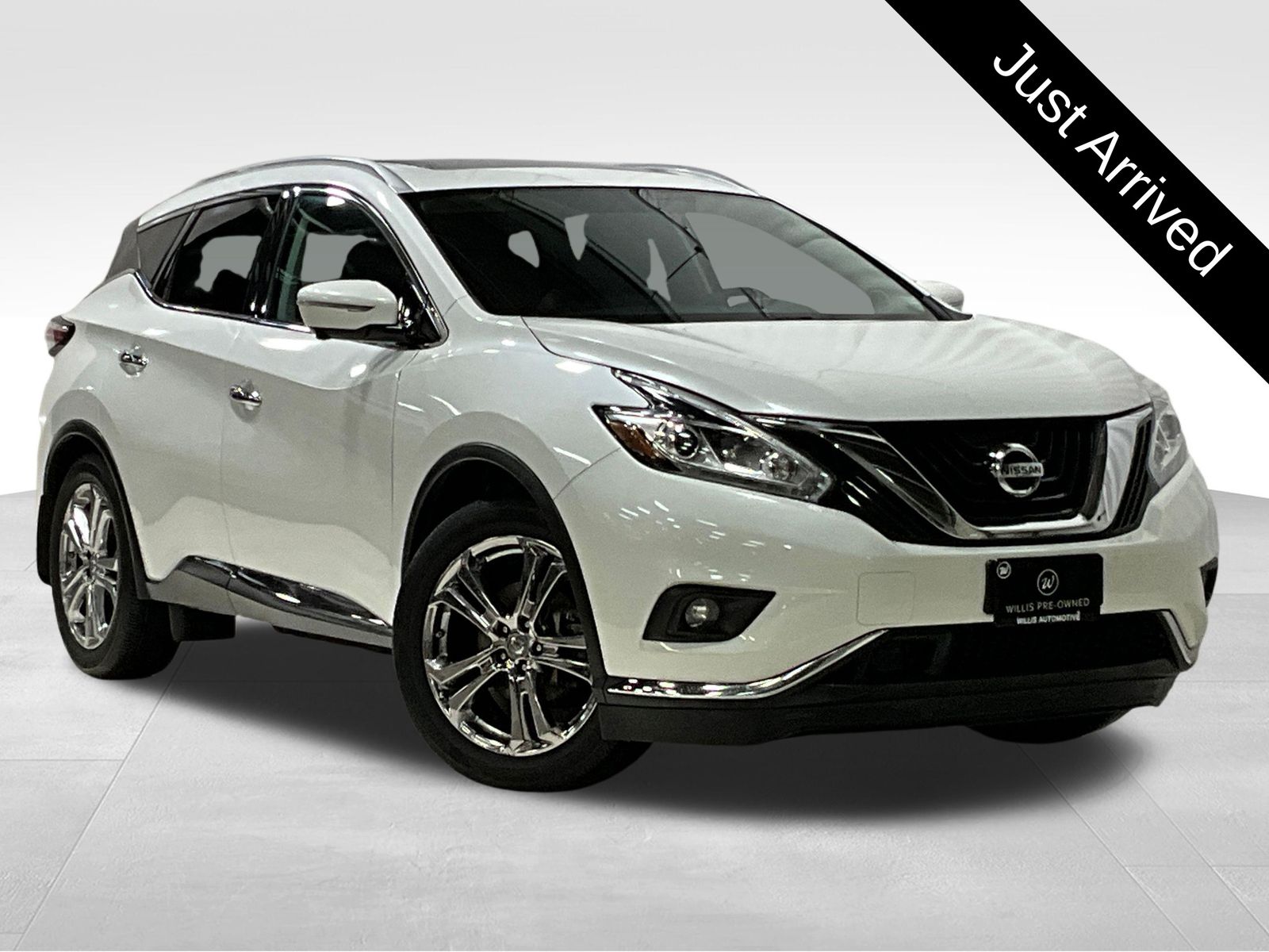 Pearl White 2015 Nissan Murano Platinum AWD SUV / Crossover All-Wheel Drive Continuously Variable Transmission