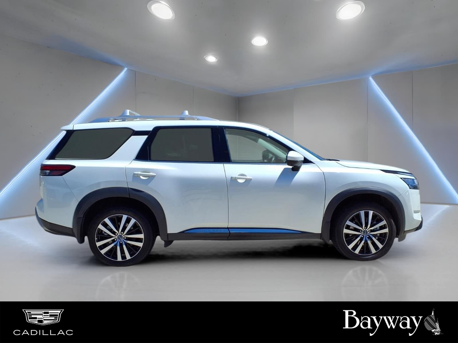 2023 Nissan Pathfinder Platinum White at Central Houston Nissan