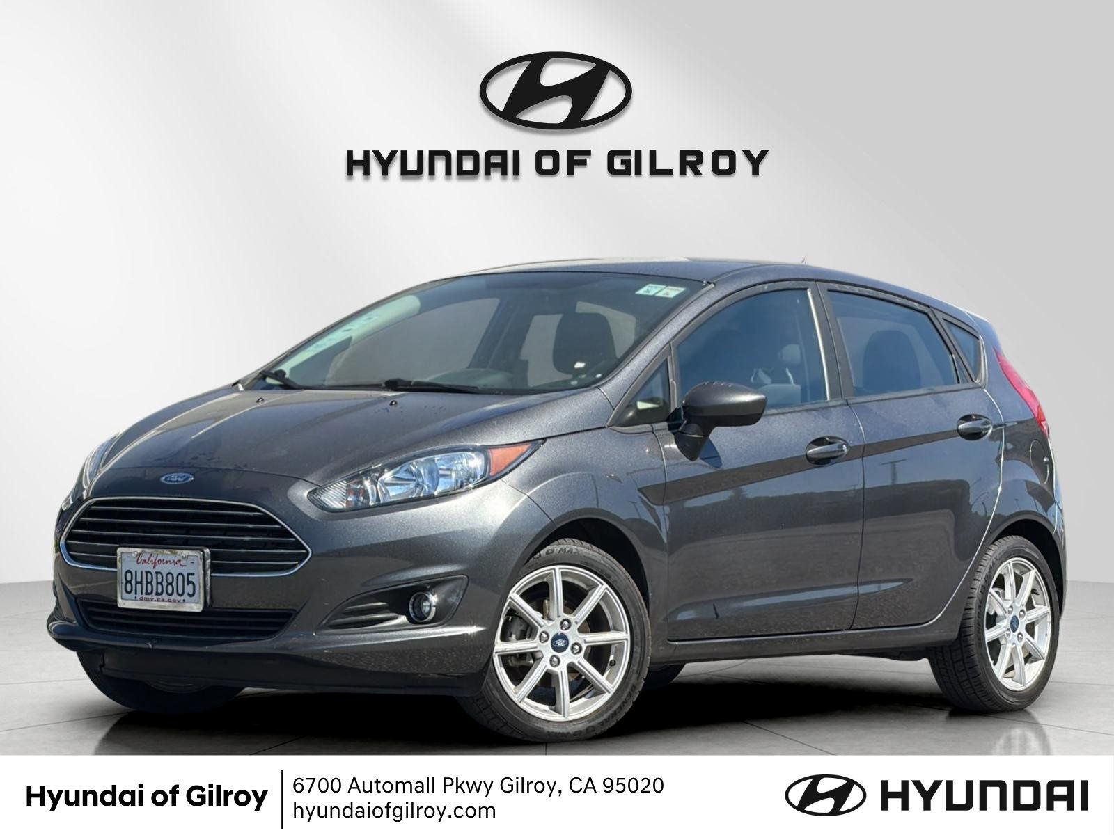 Gray (Magnetic) 2019 Ford Fiesta Hatchback Front-Wheel Drive 6-Speed Automatic